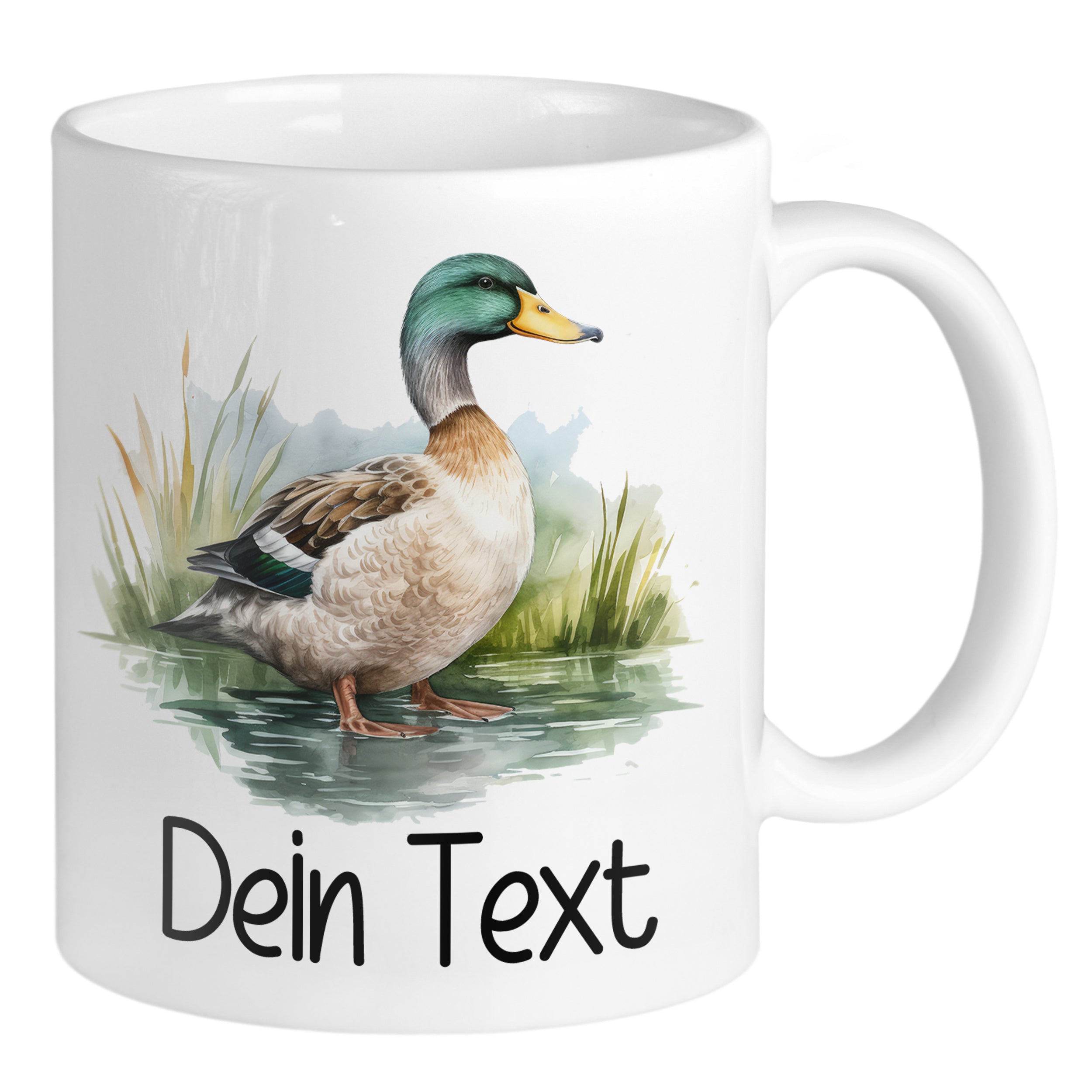 Tasse mit Entenmotiv