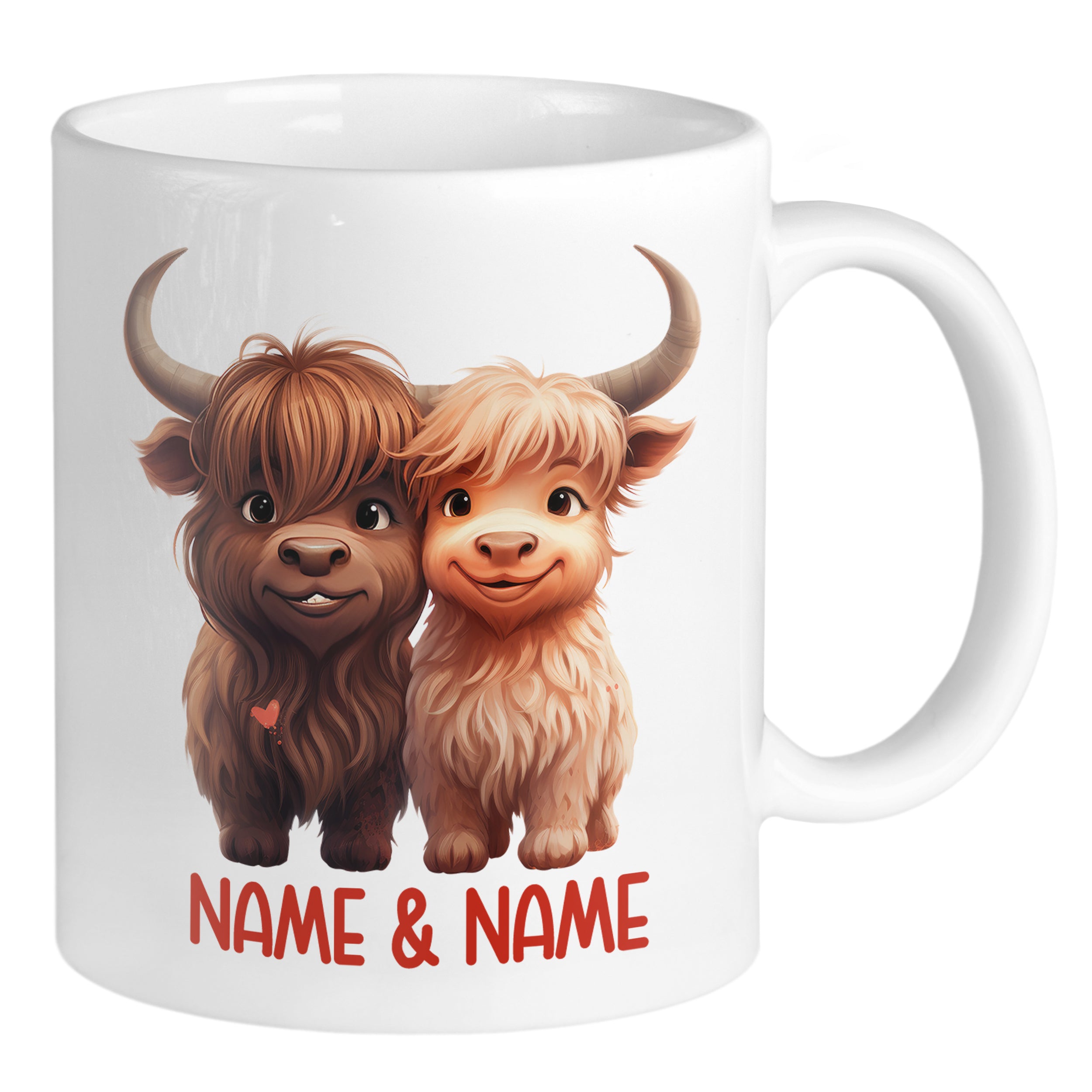 Tasse Hochlandrinder - Für die besten Freundschaften