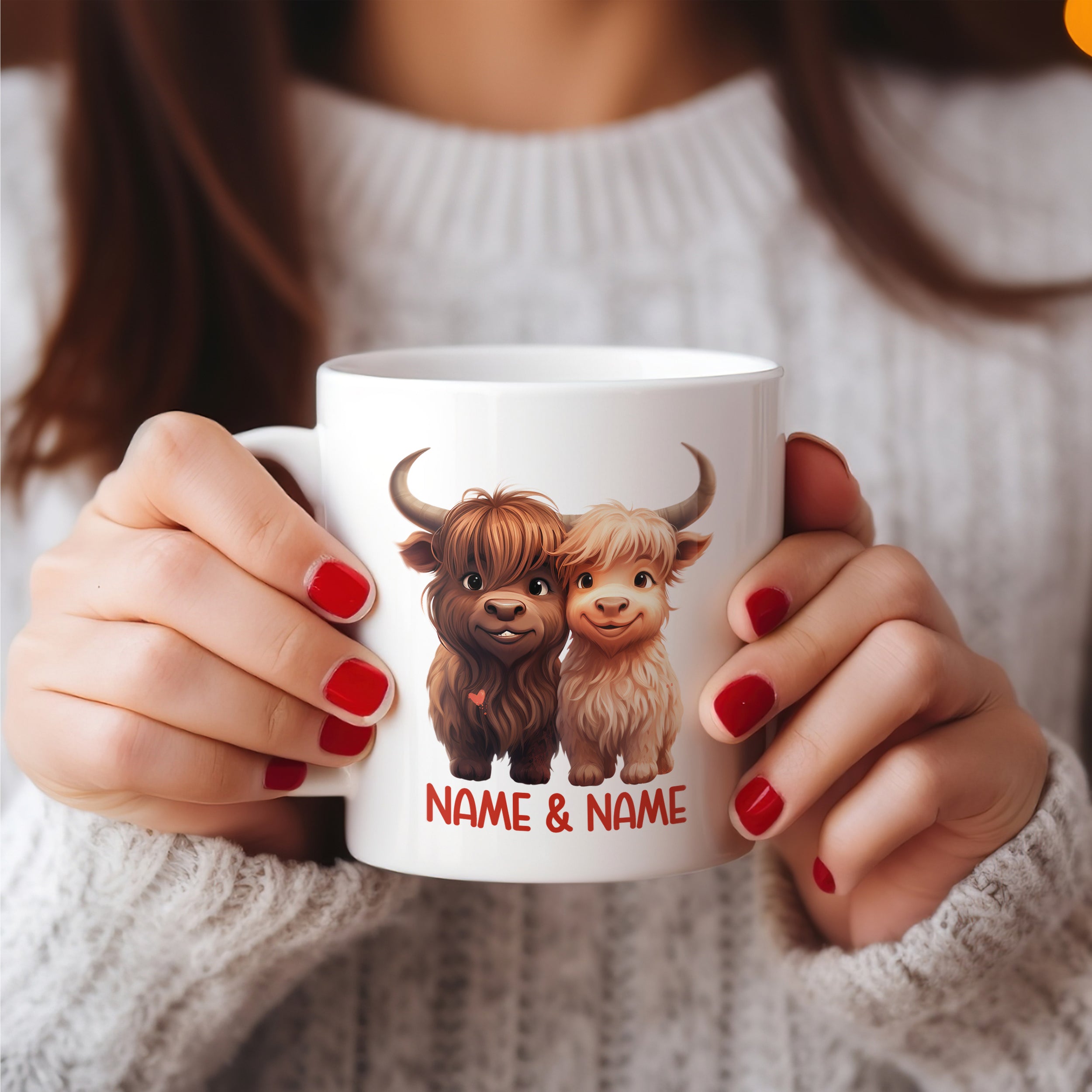 Tasse Hochlandrinder - Für die besten Freundschaften