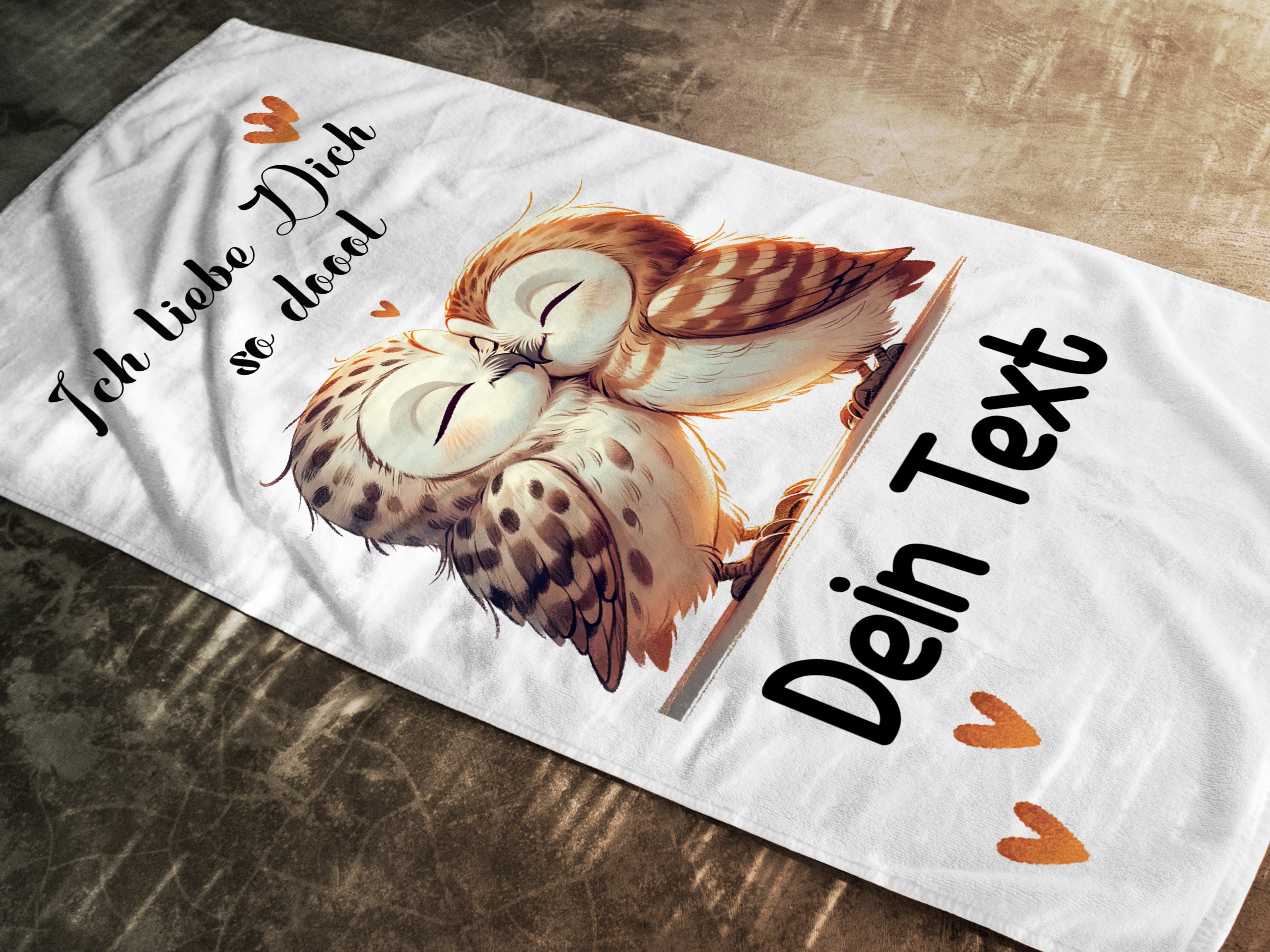 Handtuch Eulenliebe - Für besondere Momente