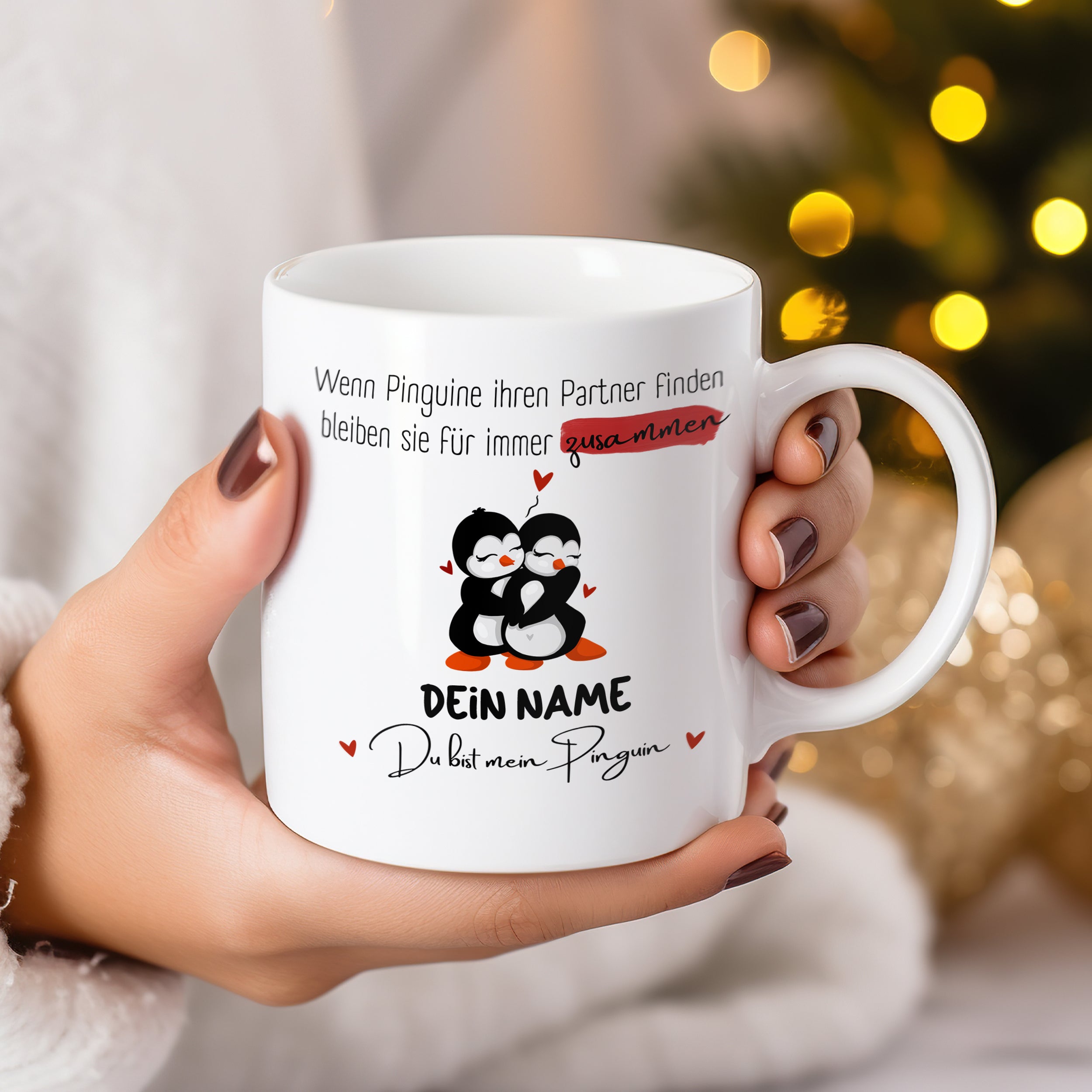 Tasse Du bist mein Pinguin