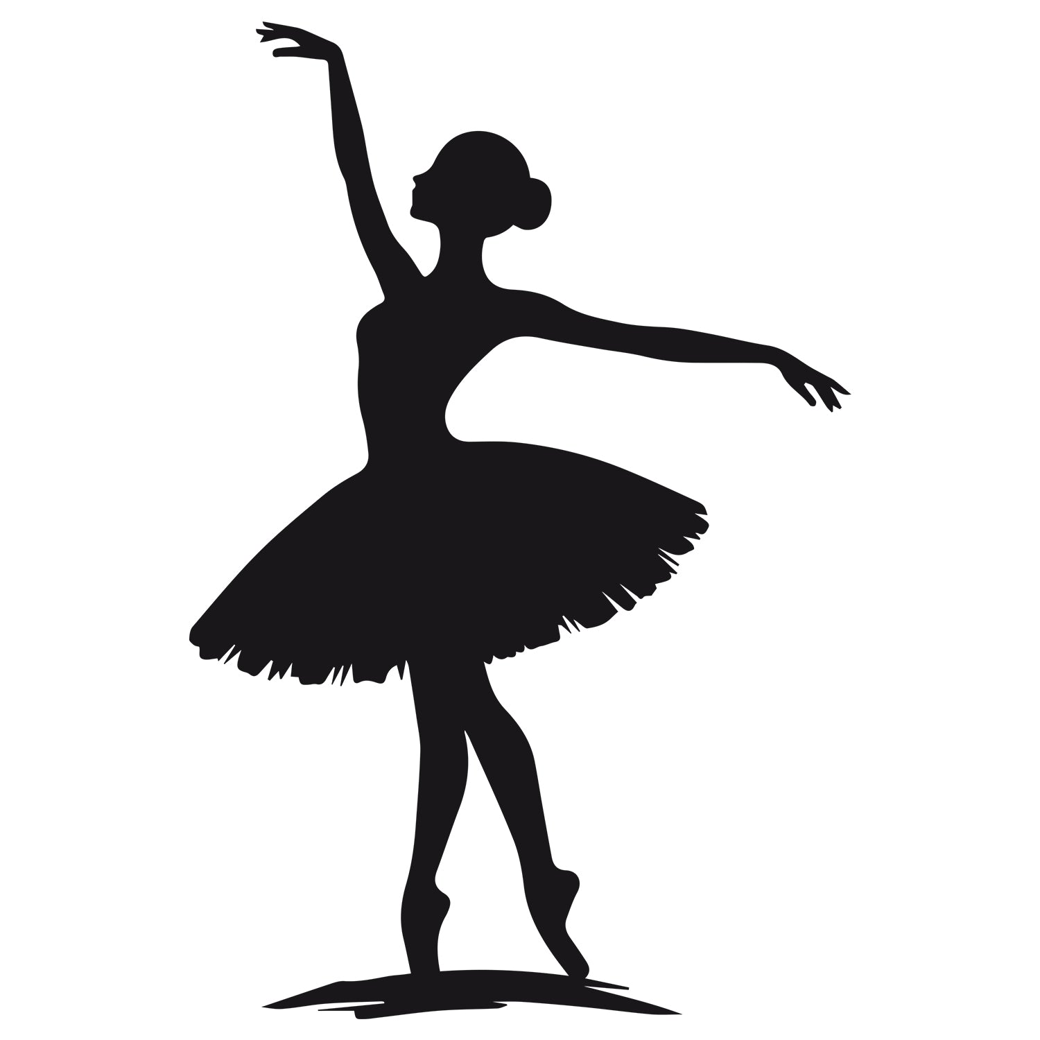 Wandtattoo Ballerina