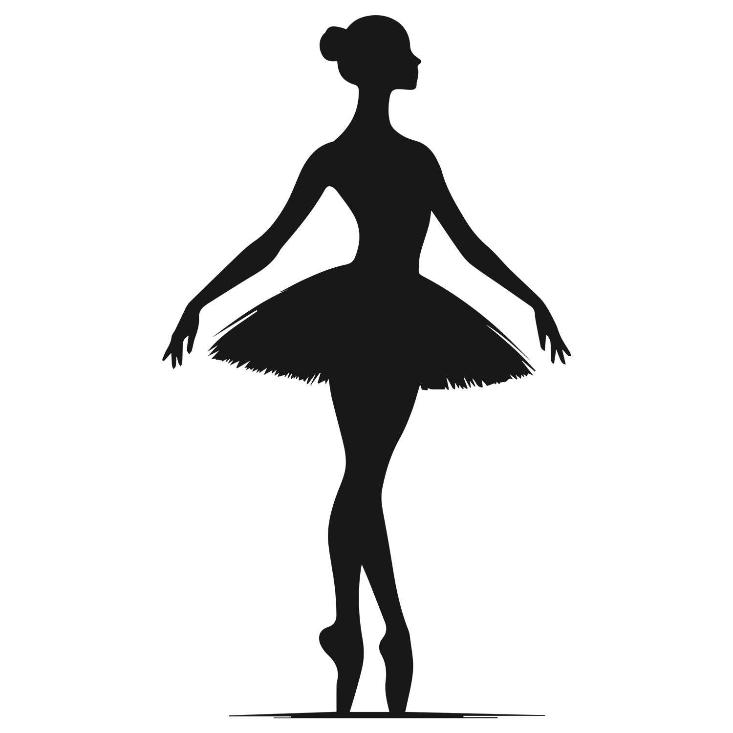 Wandtattoo Ballerina