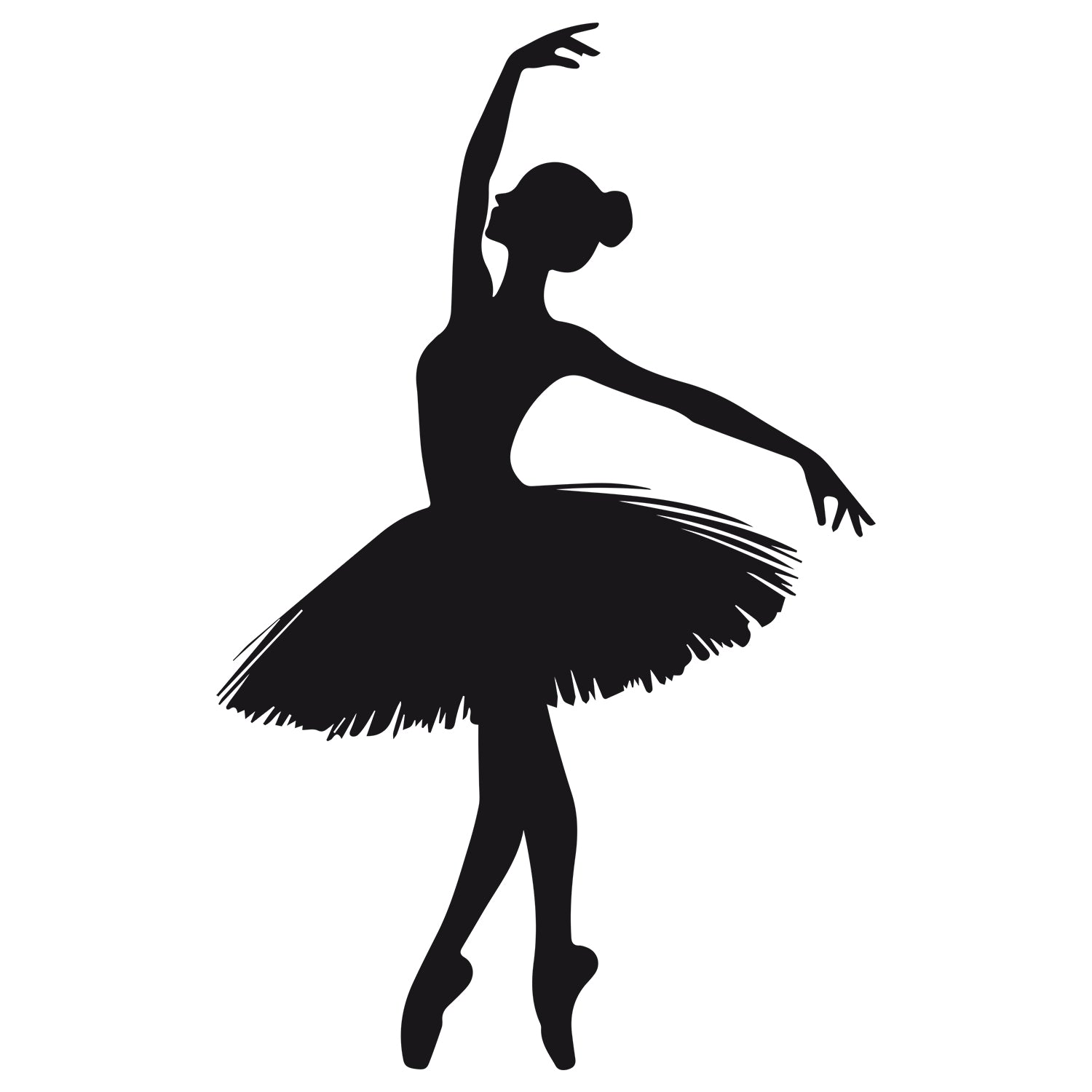 Wandtattoo Ballerina