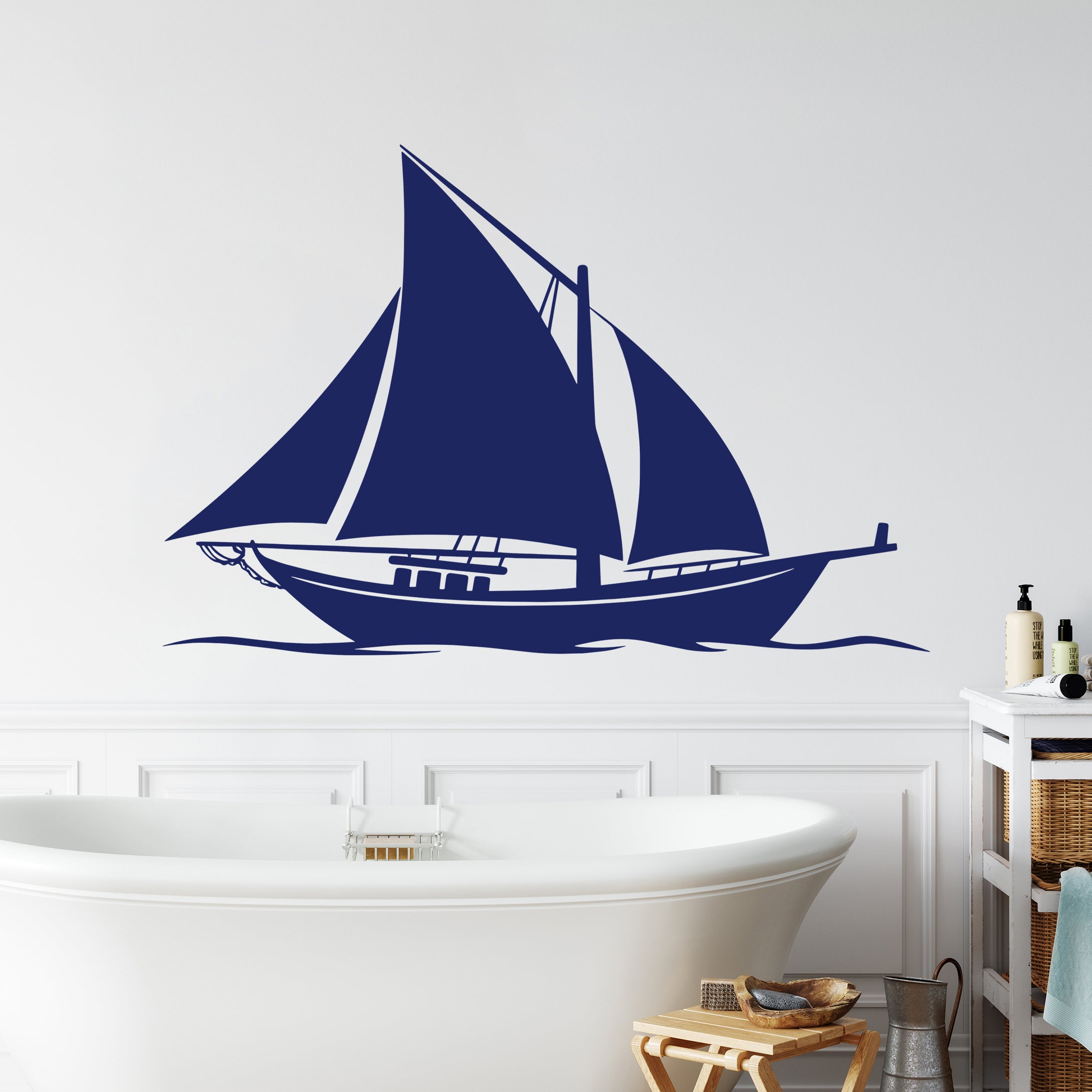 Wandtattoo Segelschiff