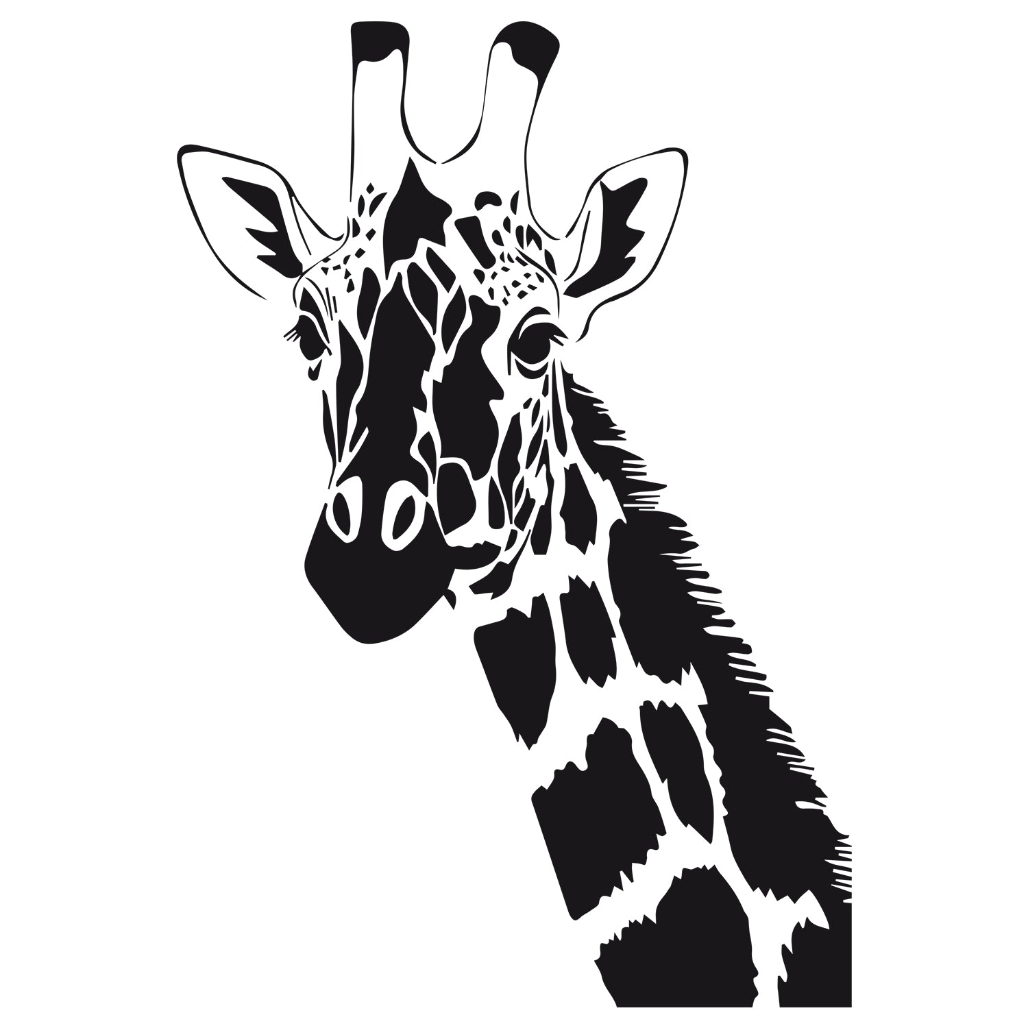 Wandtattoo Giraffe