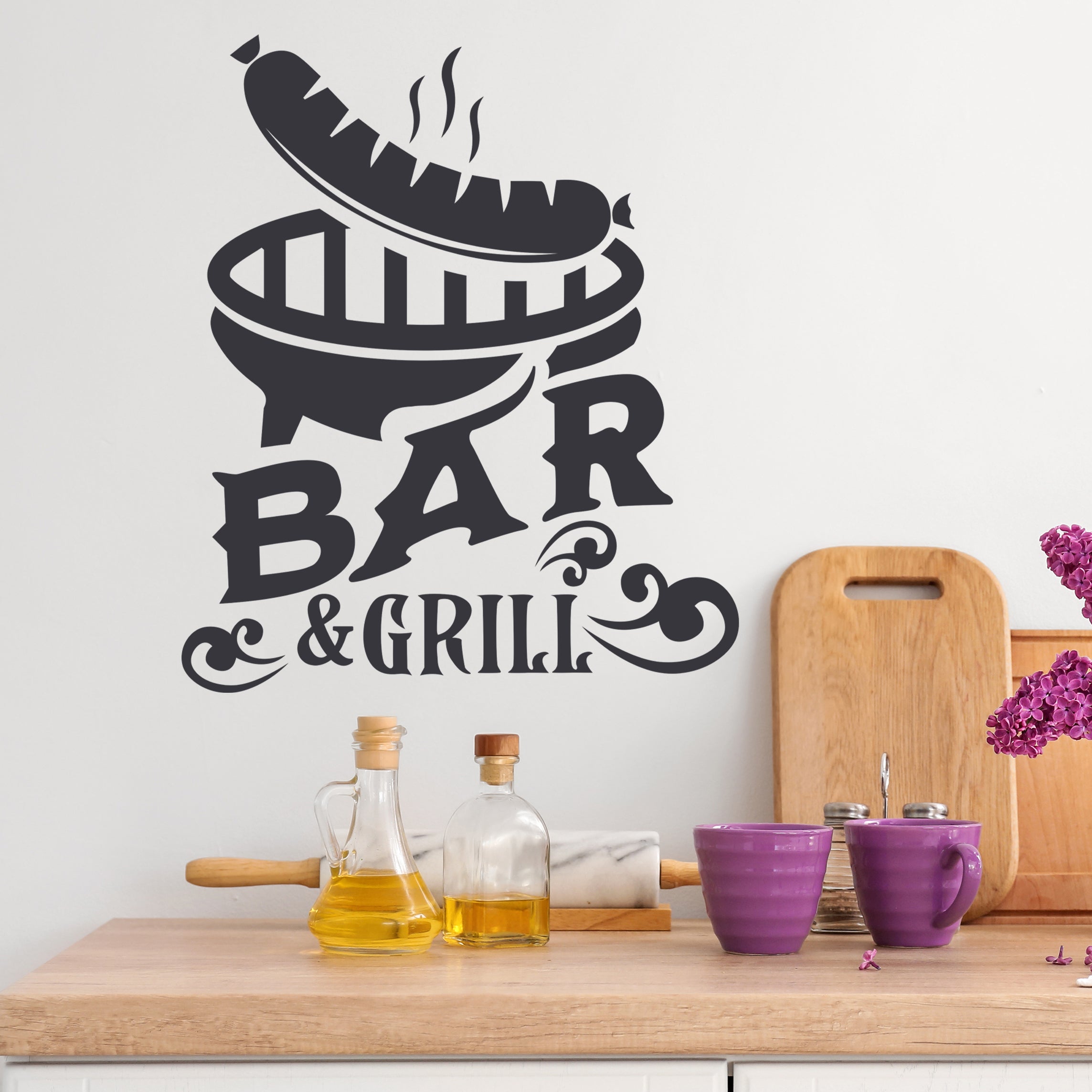 Wandtattoo Bar Grill