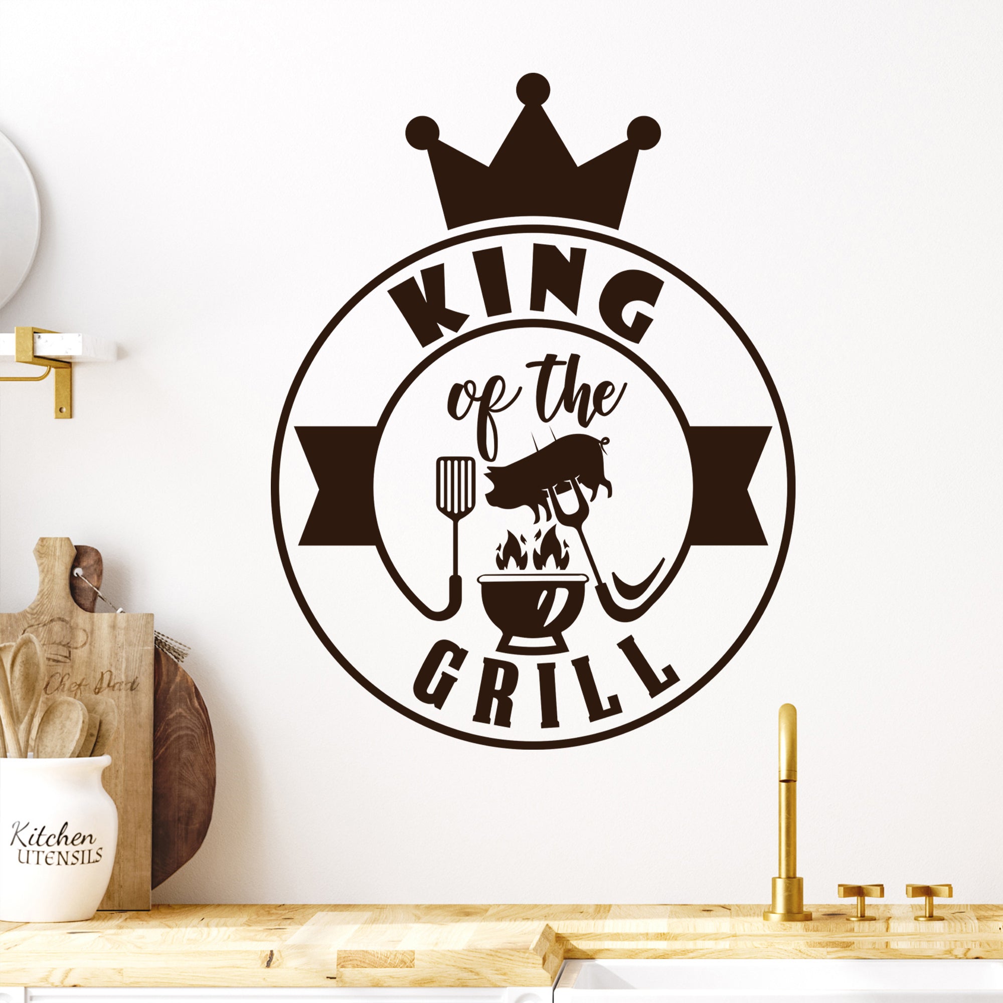 Wandtattoo King of the Grill
