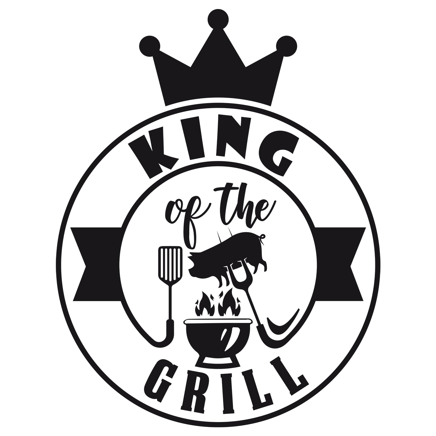 Wandtattoo King of the Grill