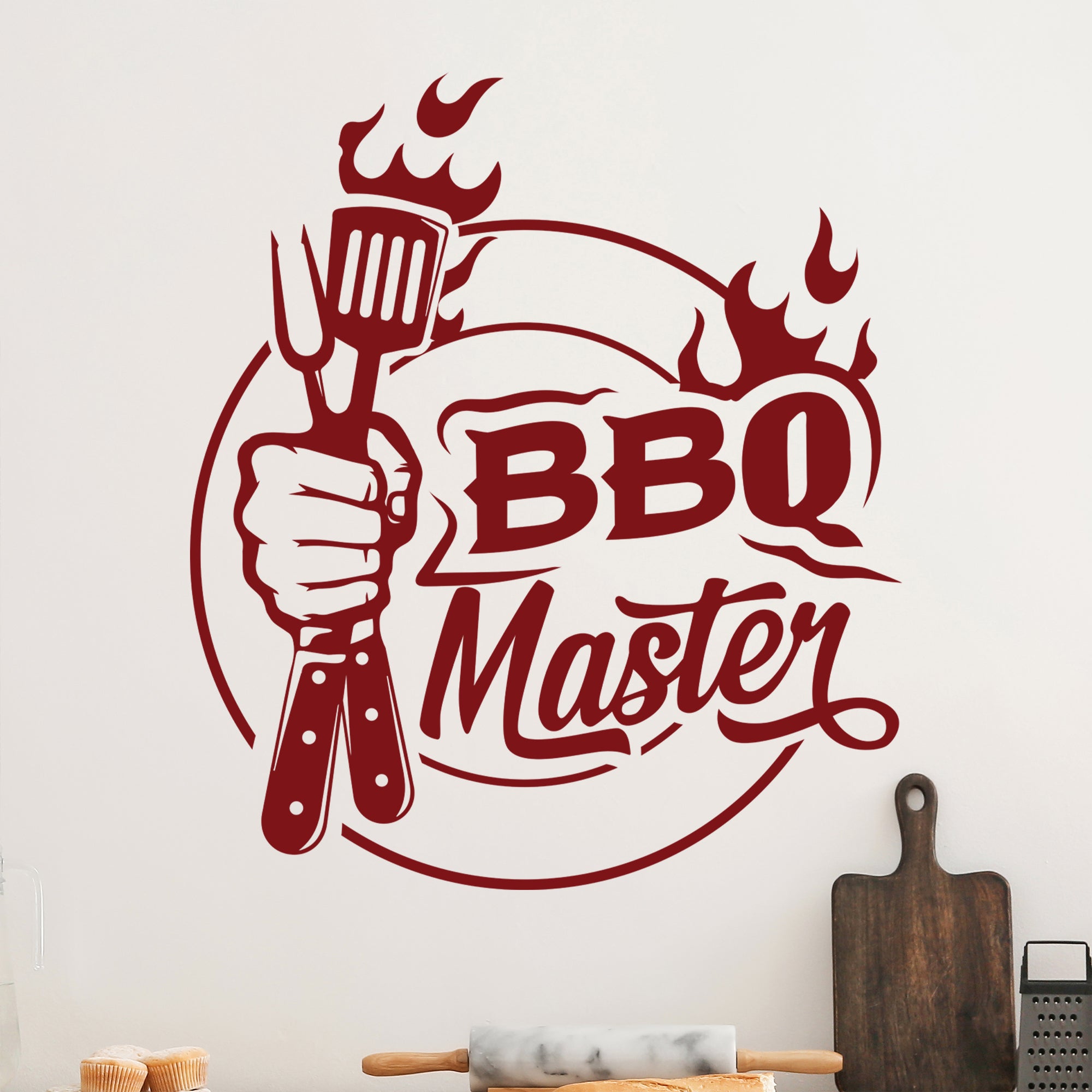 Wandtattoo BBQ Master