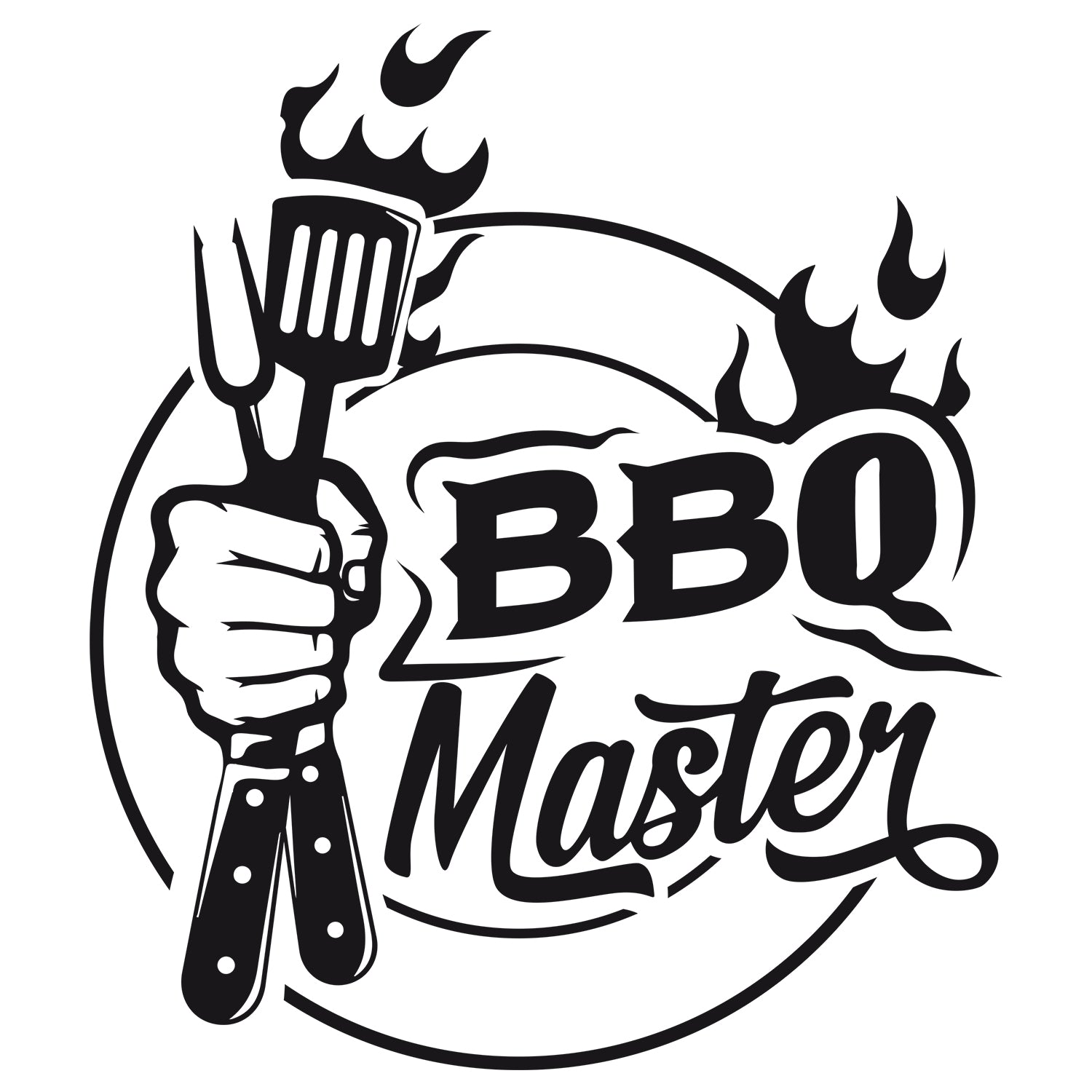 Wandtattoo BBQ Master