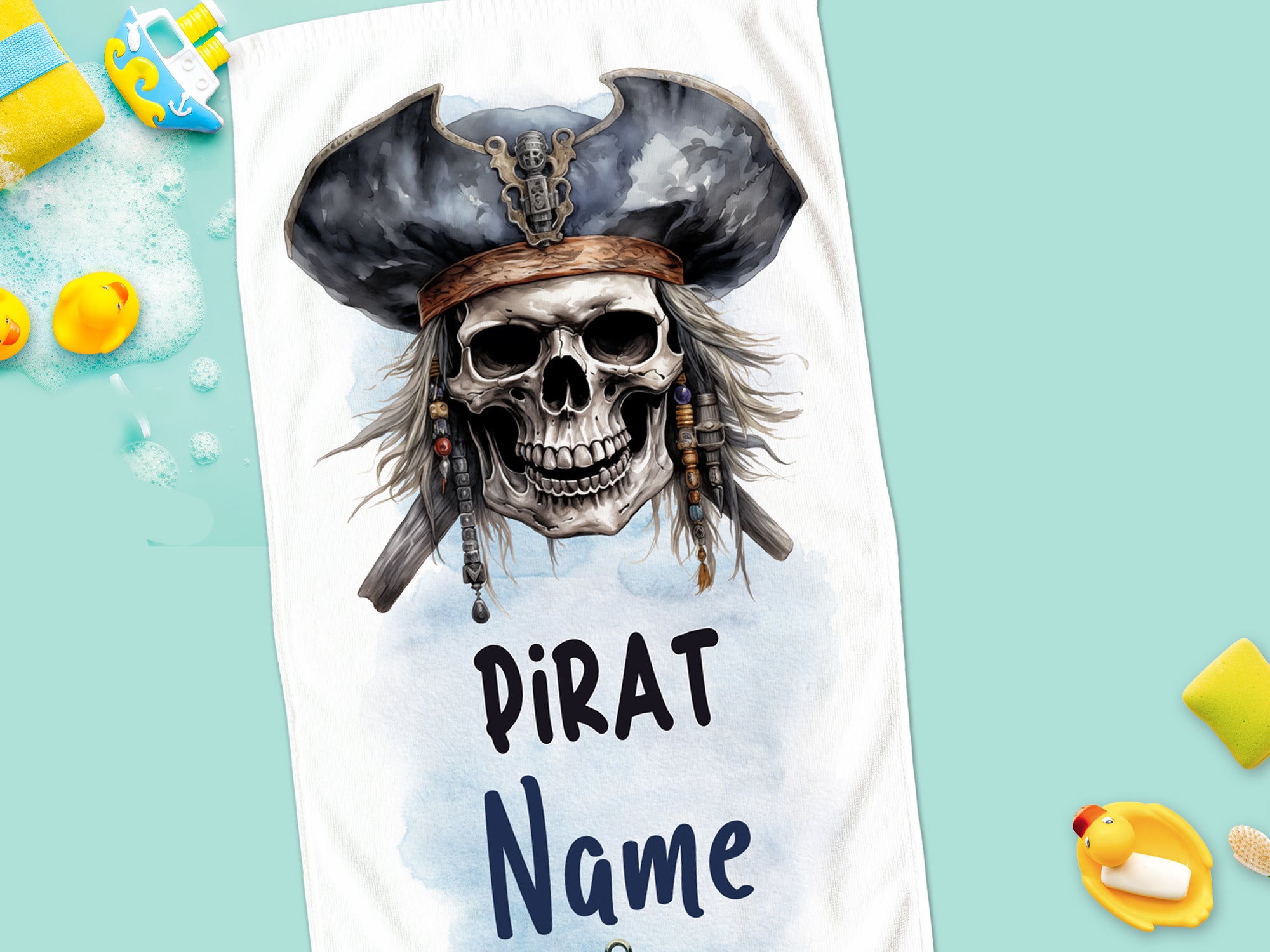 Duschtuch Pirat - Für kleine Abenteurer