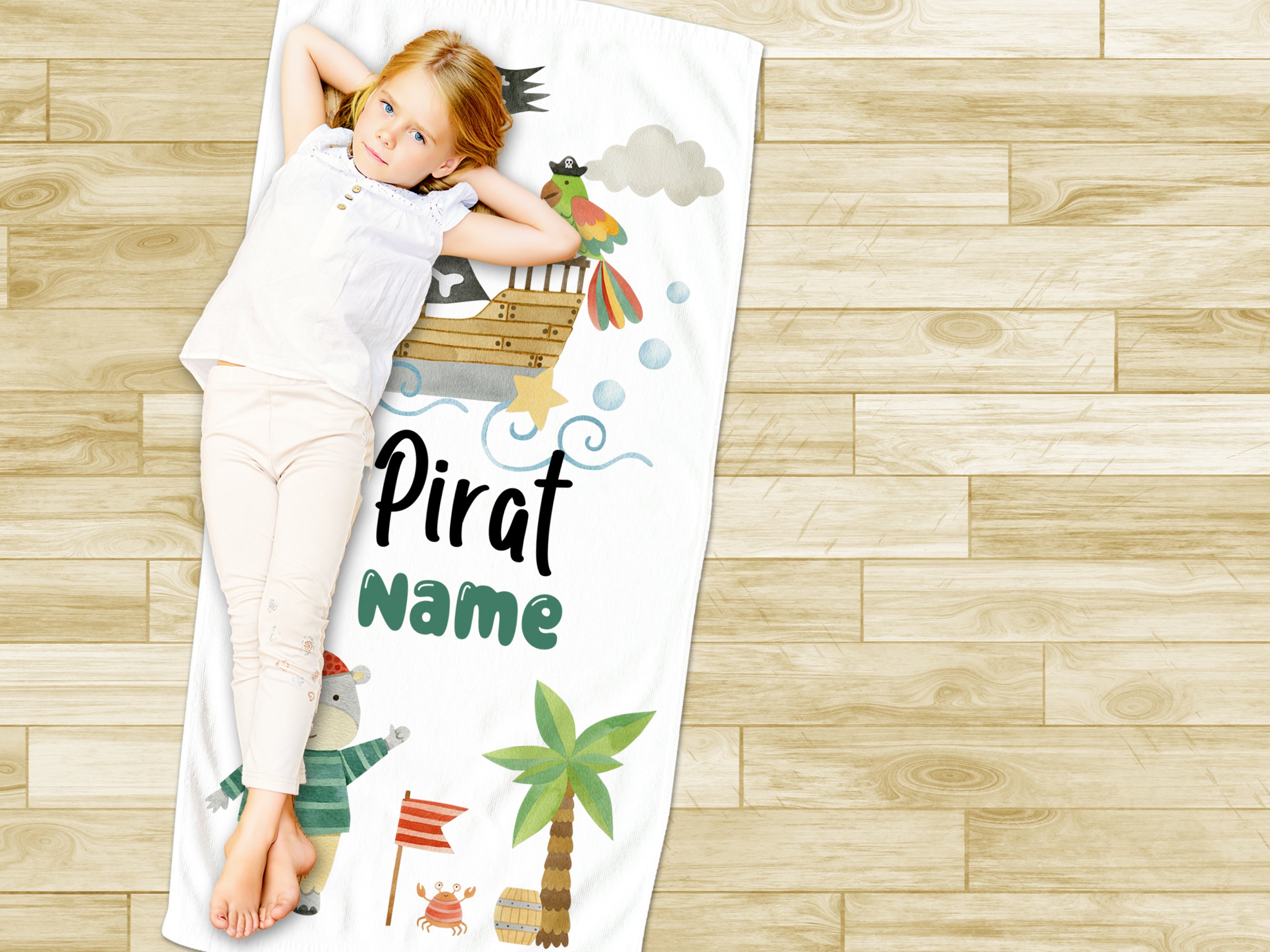 Handtuch Pirat - Für kleine Abenteurer