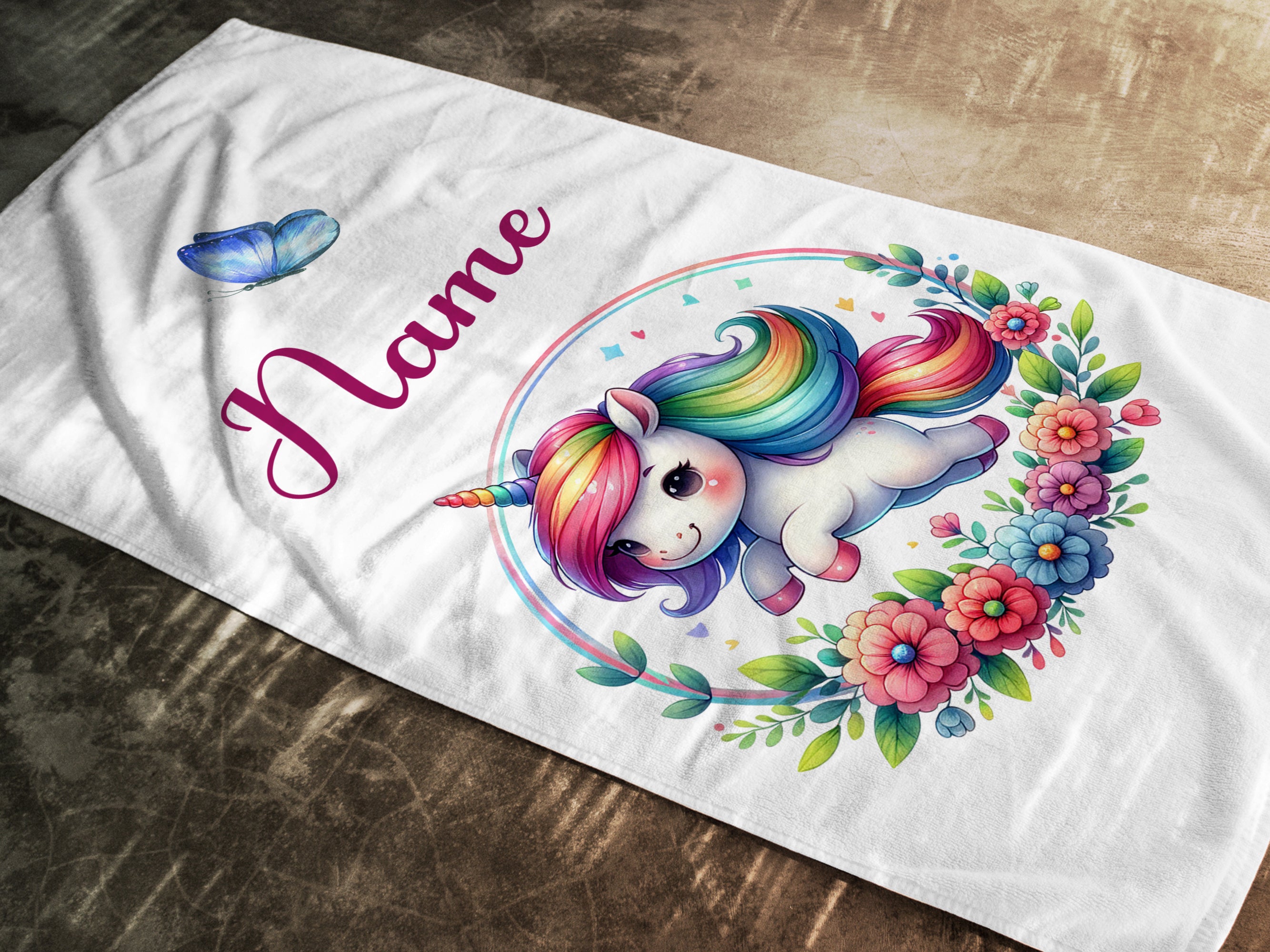 Handtuch mit Einhorn