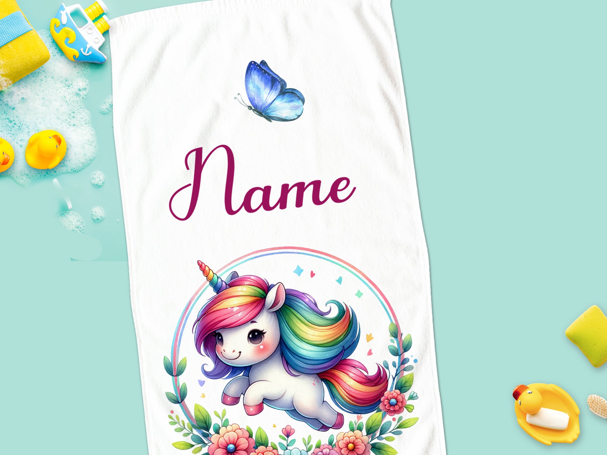 Handtuch mit Einhorn