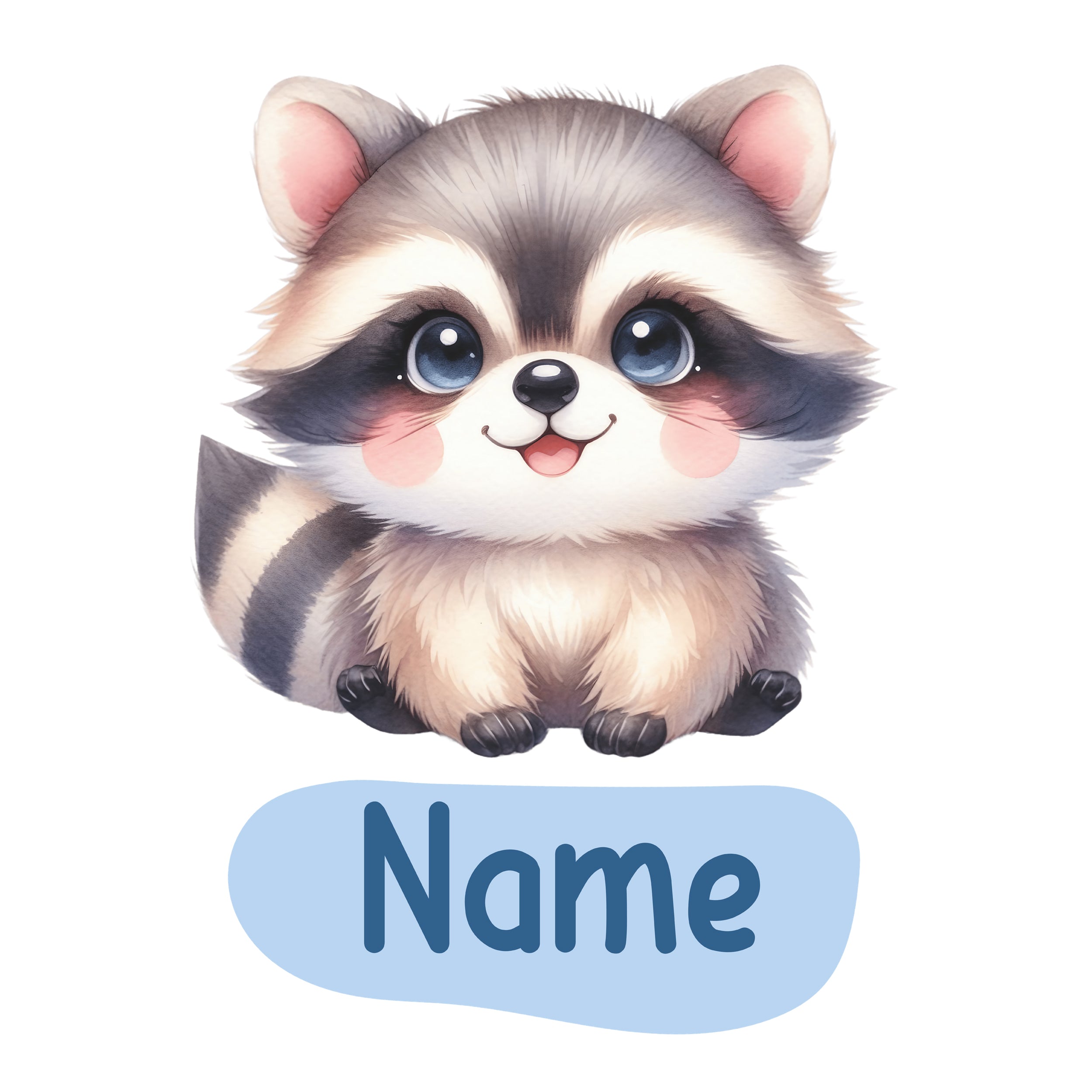 Wandtattoo Waschbär