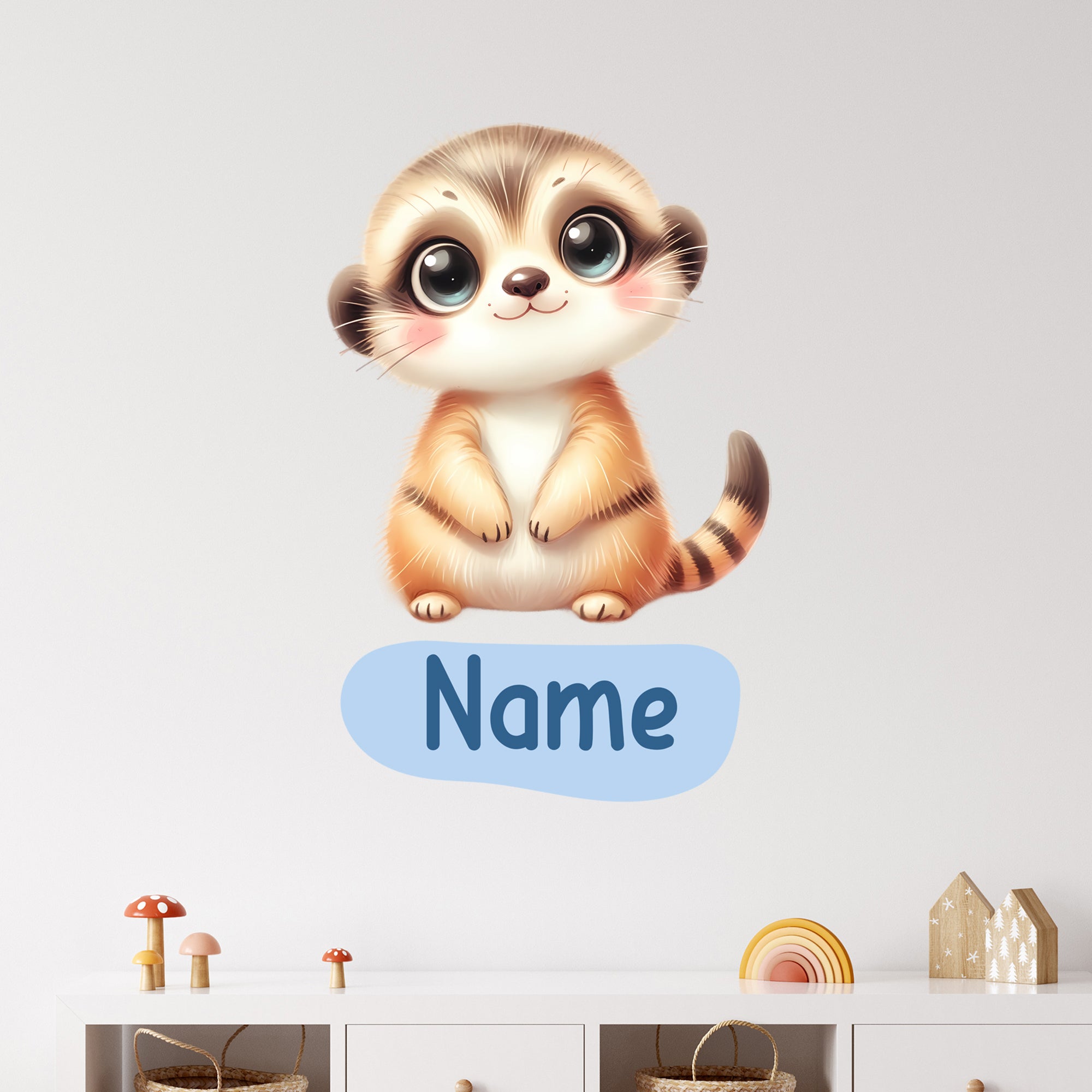 Wandtattoo Erdmännchen