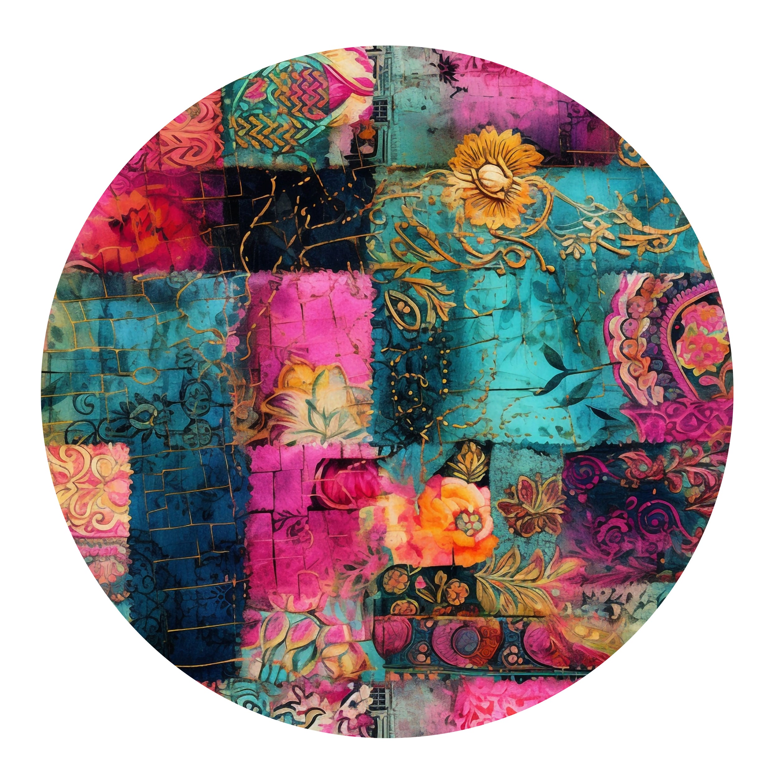 Wandtattoo Farbexplosion