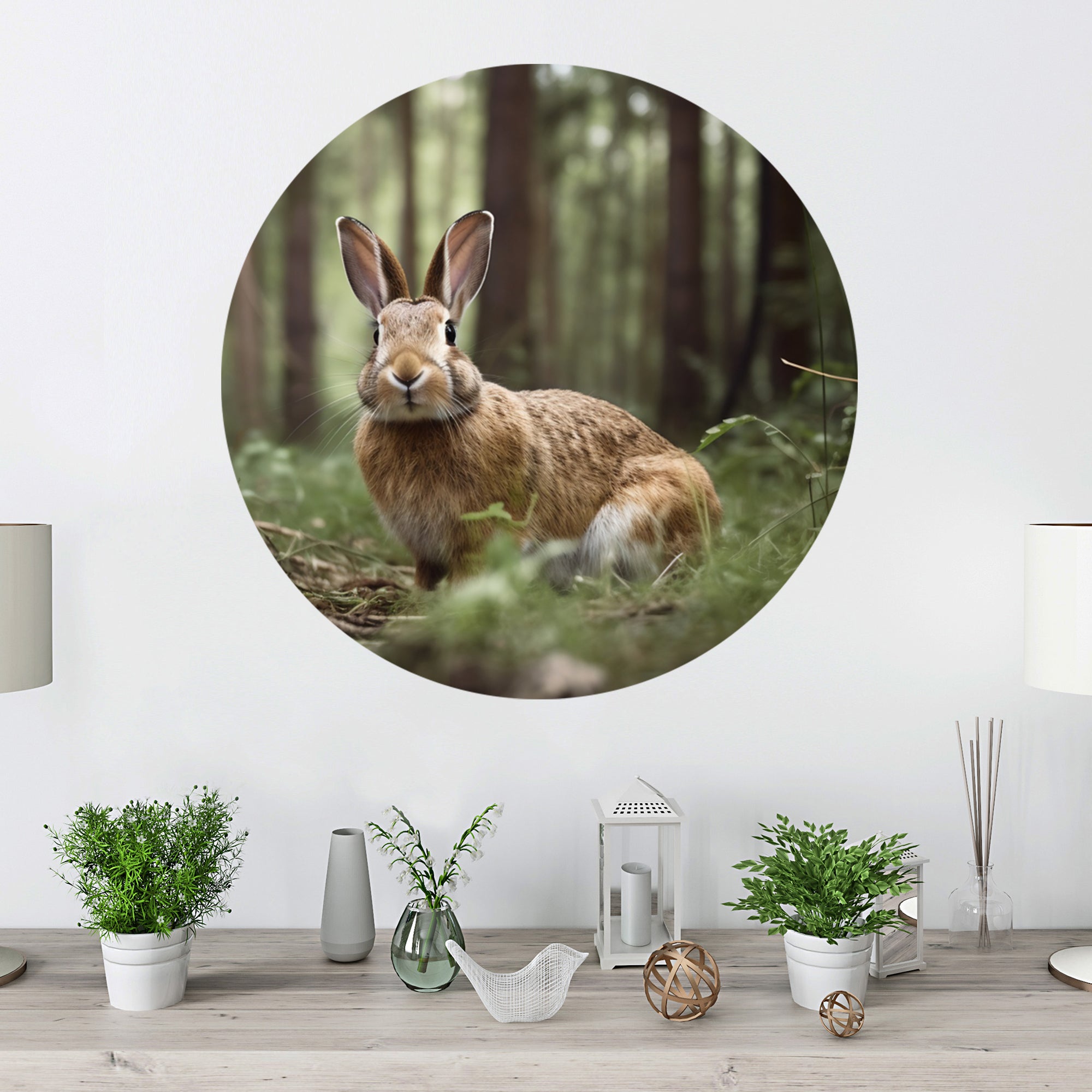 Wandtattoo Hase - Ein Stück Natur für dein Zuhause