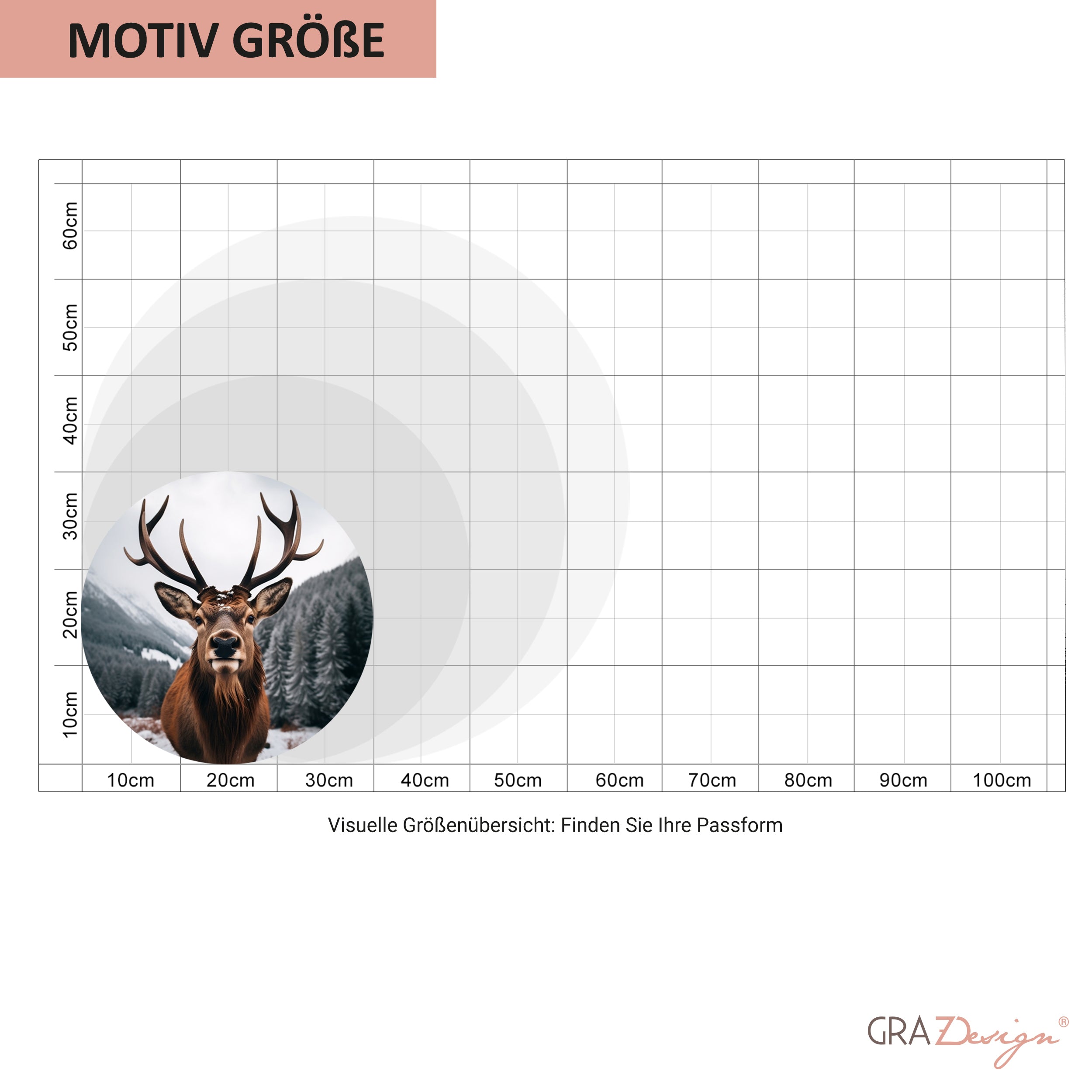 Wandtattoo Hirsch - Naturverbundenheit für dein Zuhause