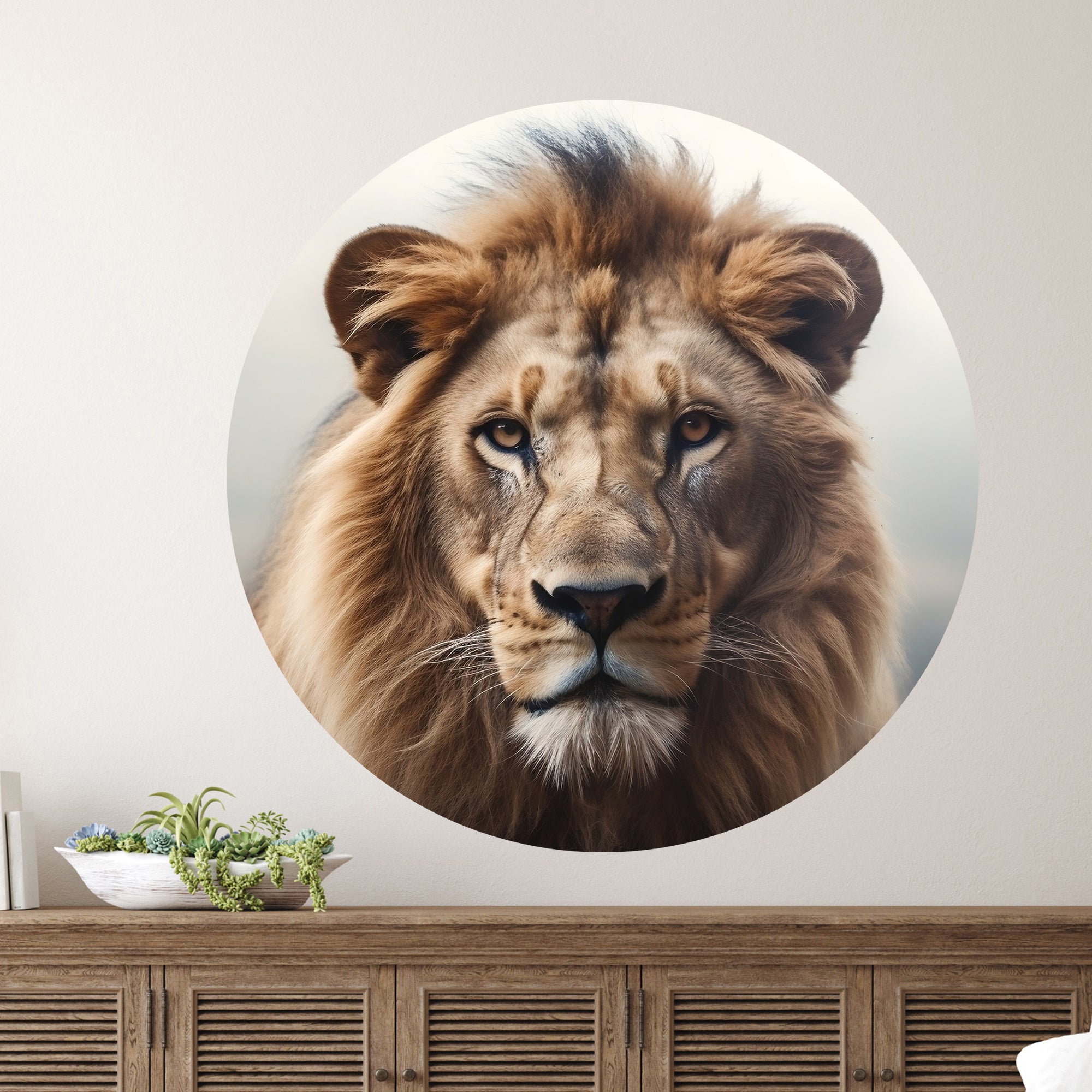 Wandtattoo Löwe - Stärke und Eleganz für dein Zuhause