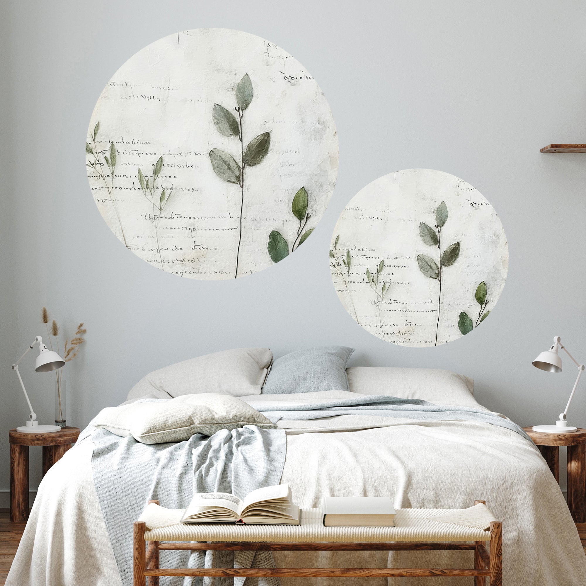 Wandtattoo Blattmotive