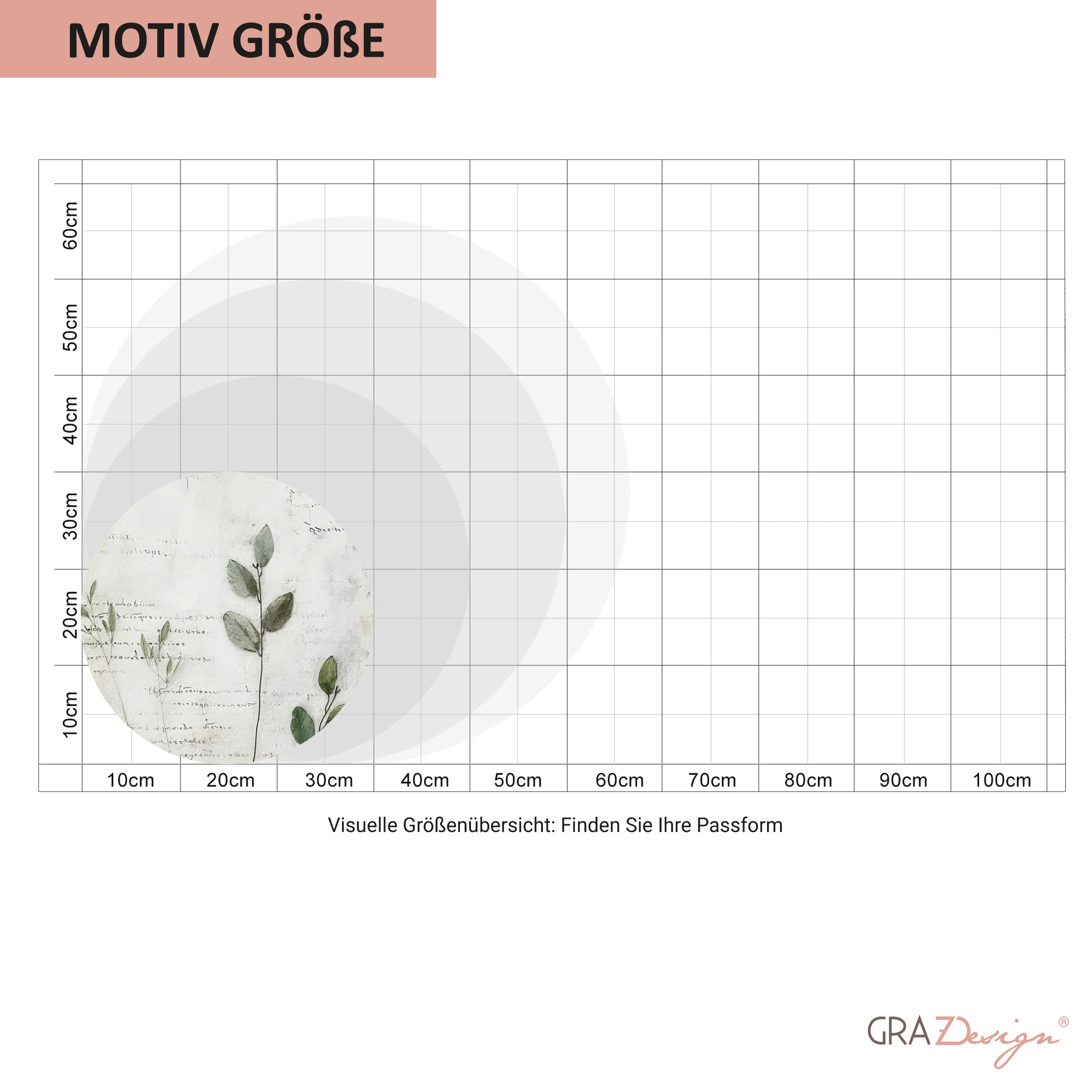 Wandtattoo Blattmotive