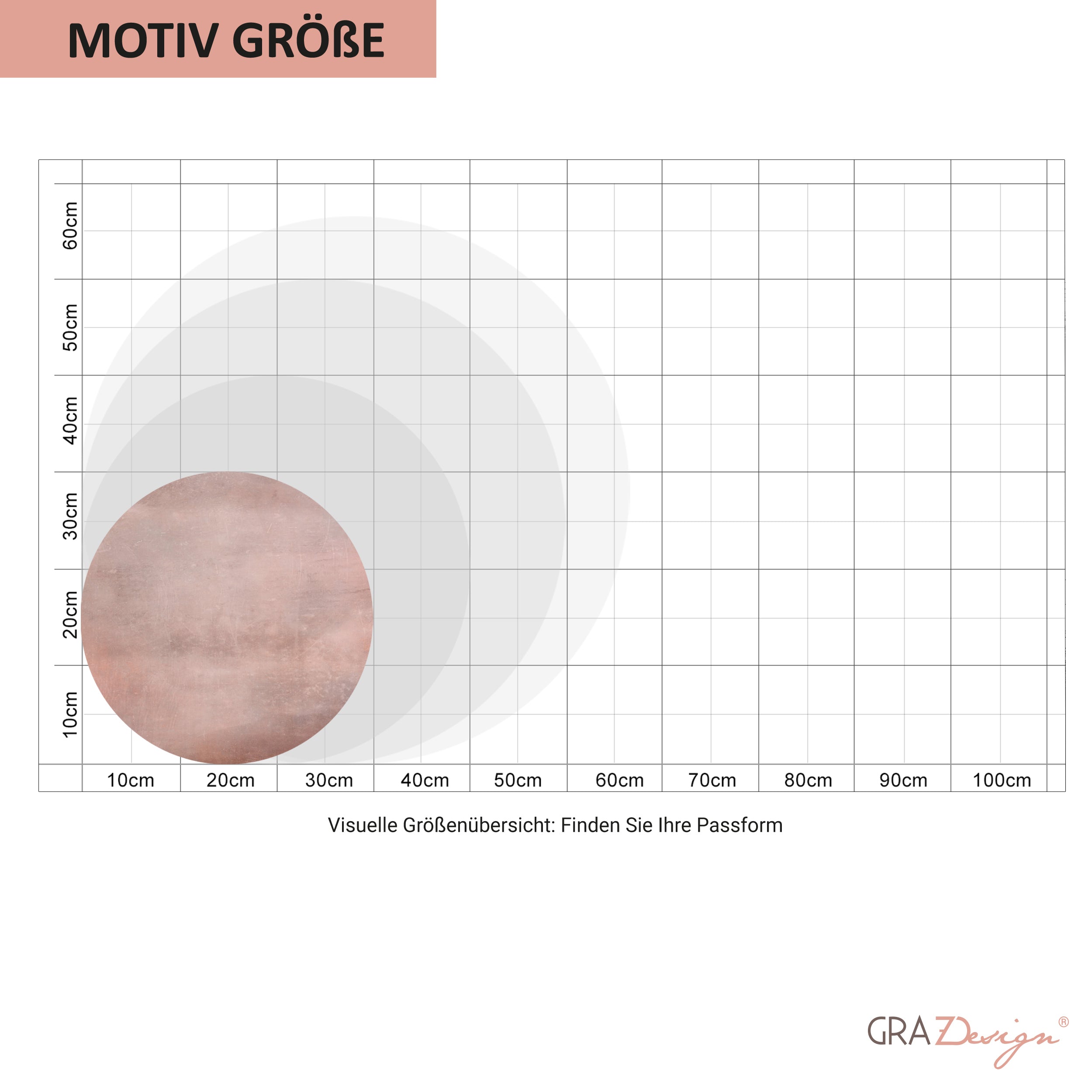 Wandtattoo Roségold