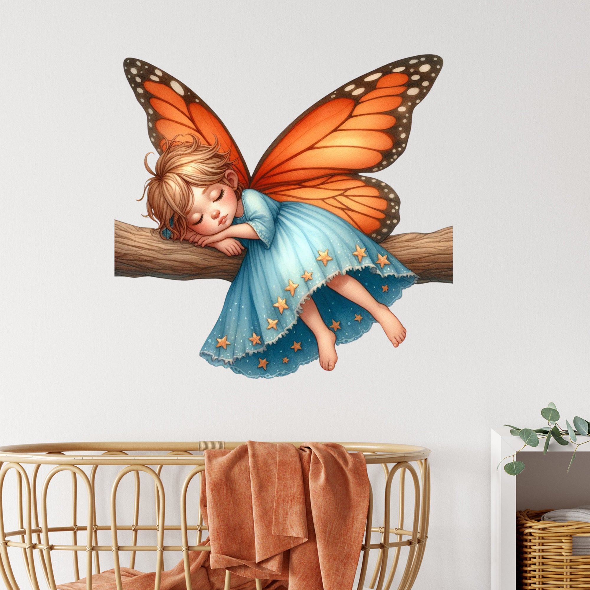 Wandtattoo Schmetterlingsmädchen