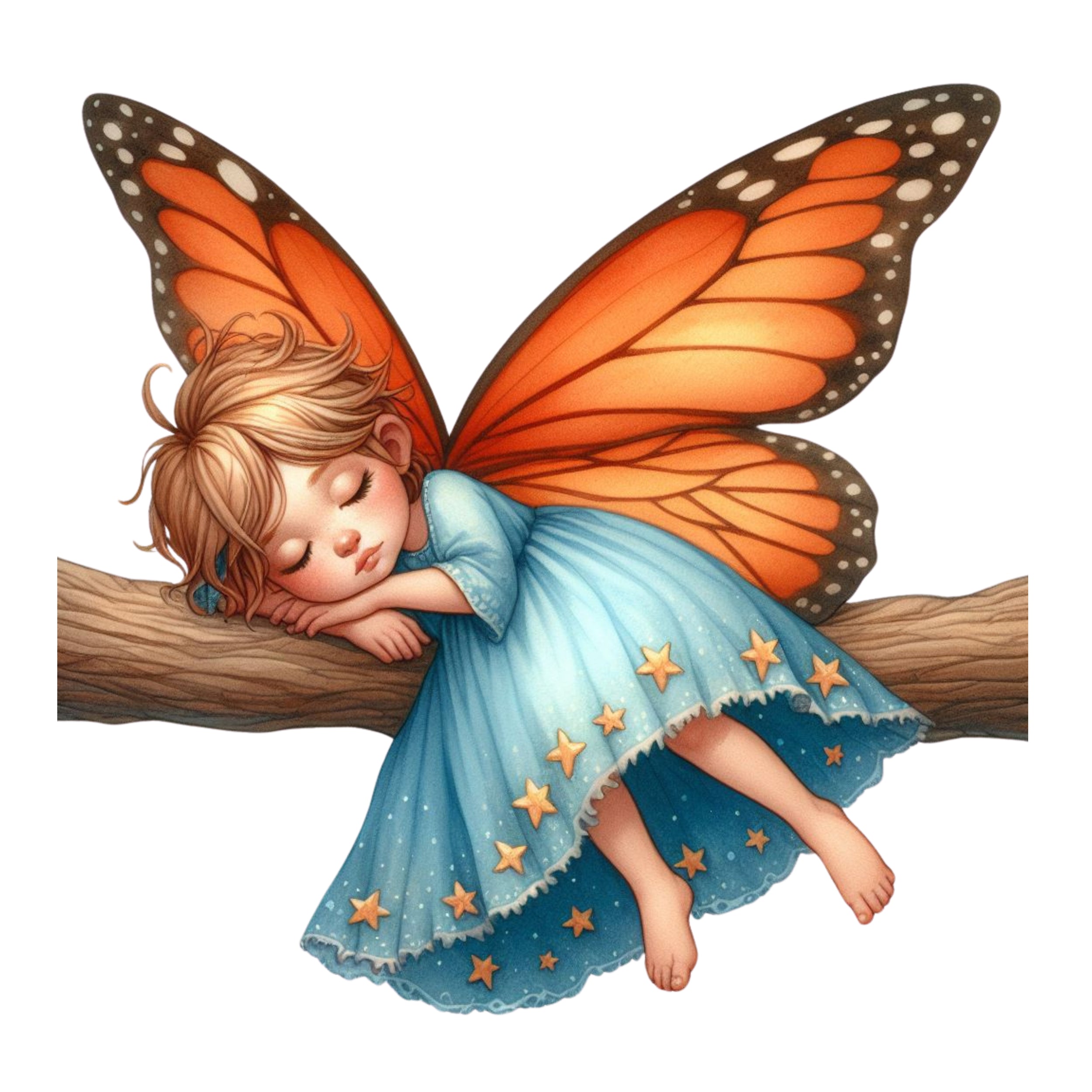 Wandtattoo Schmetterlingsmädchen