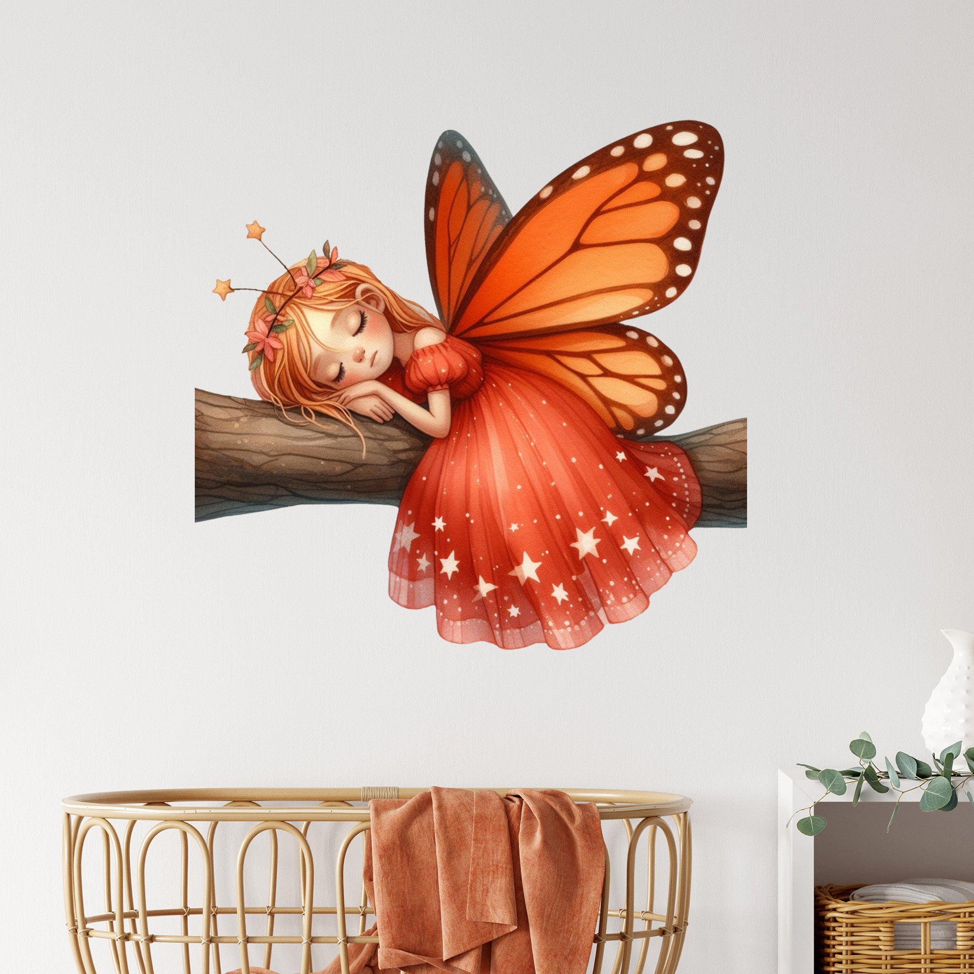 Wandtattoo Schmetterlingsfee