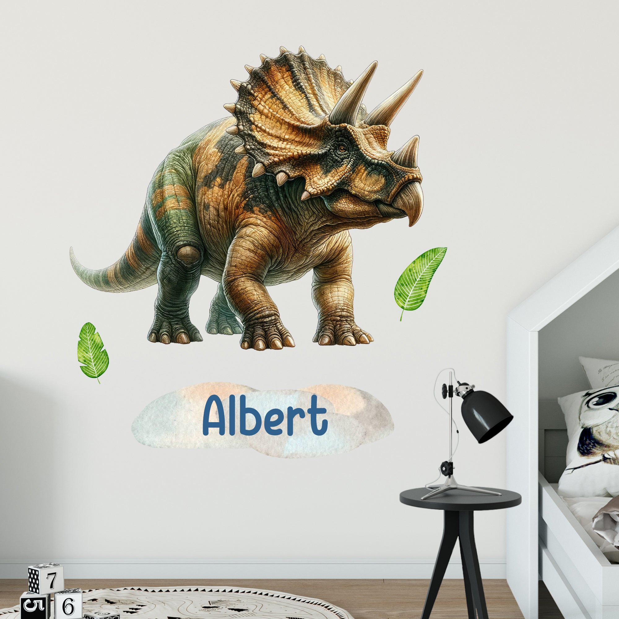 Wandtattoo Triceratops - Dinosaurier