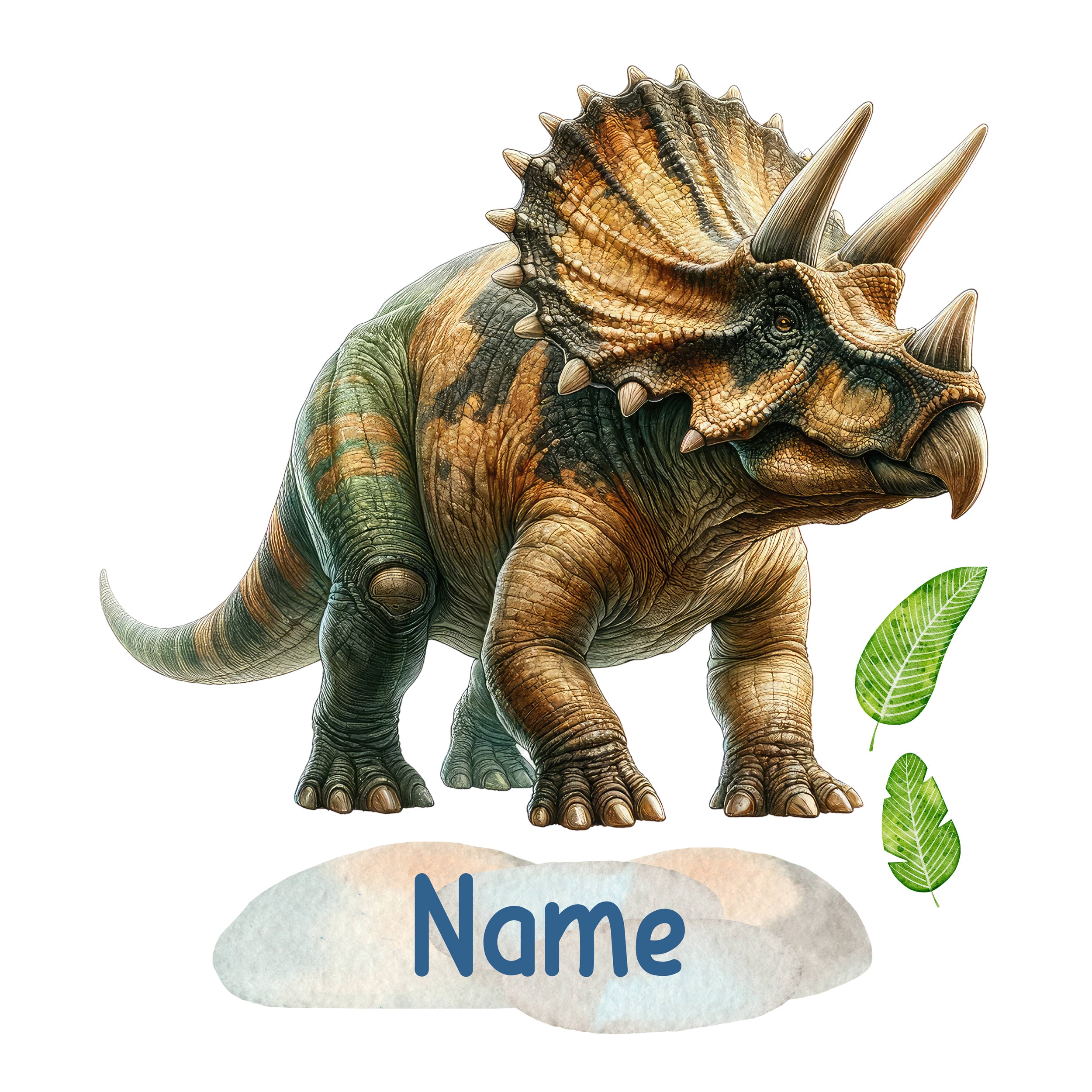 Wandtattoo Triceratops - Dinosaurier