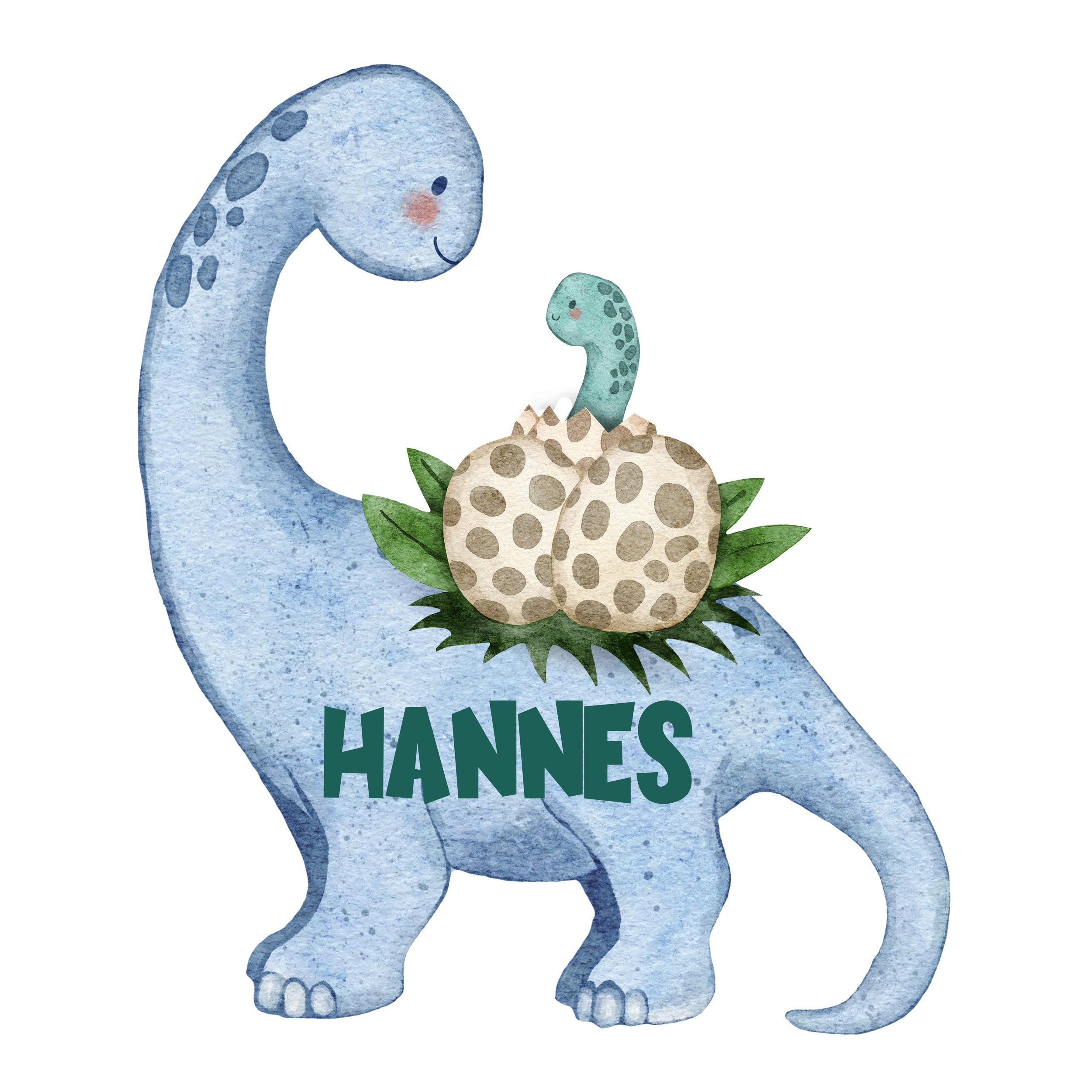 Wandtattoo Dinosaurier mit Namen