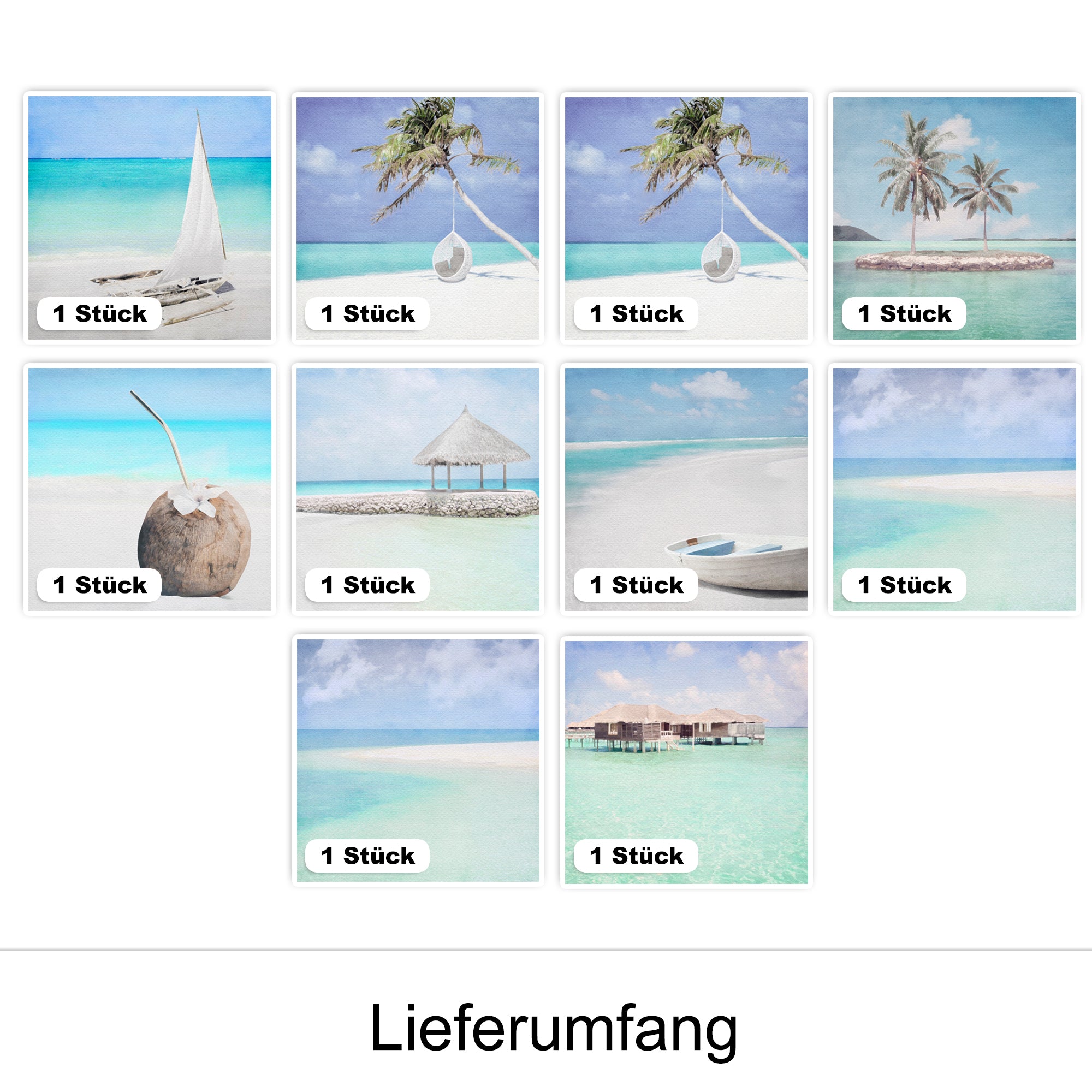 Fliesenaufkleber Strandhaus