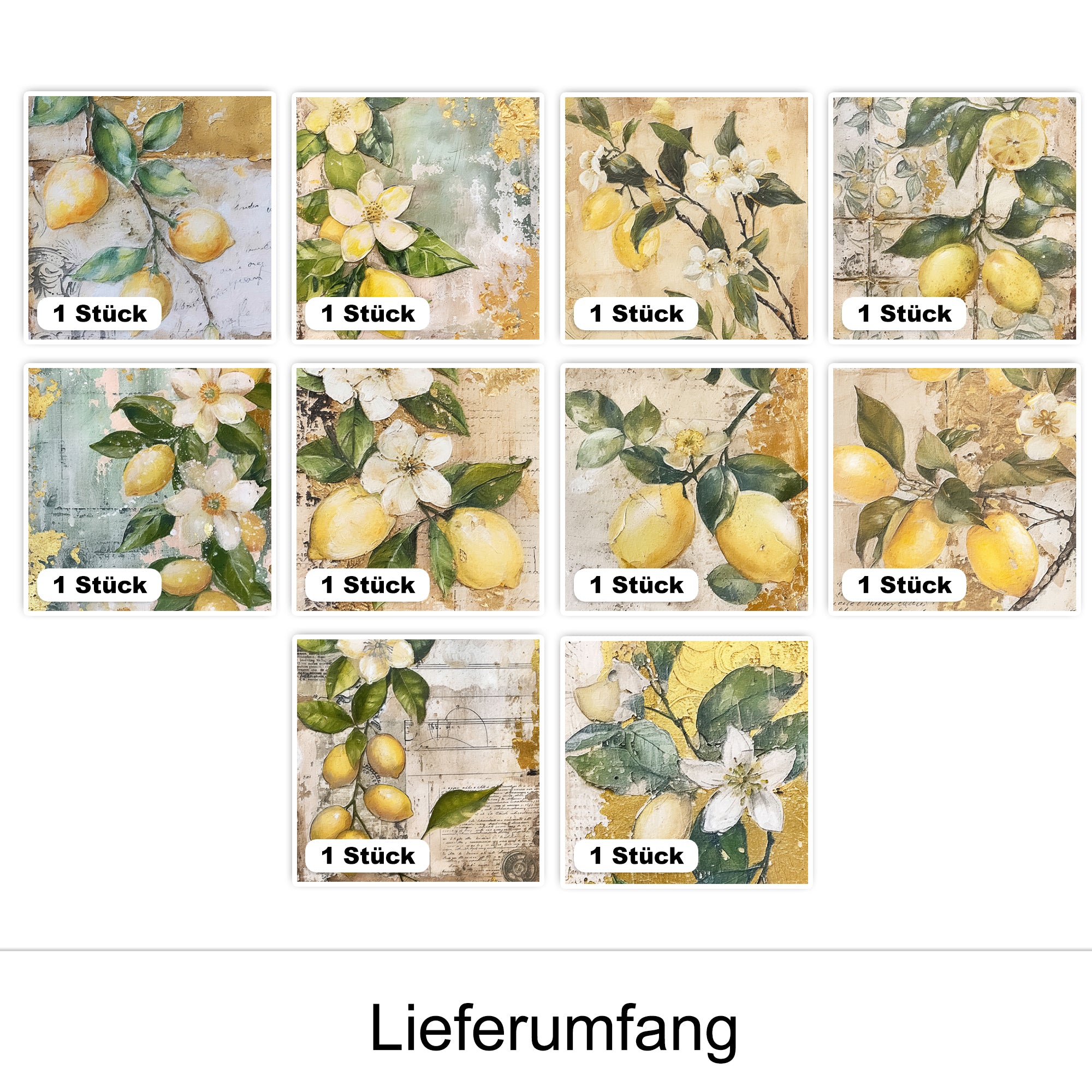 Fliesenaufkleber Zitrusblüten
