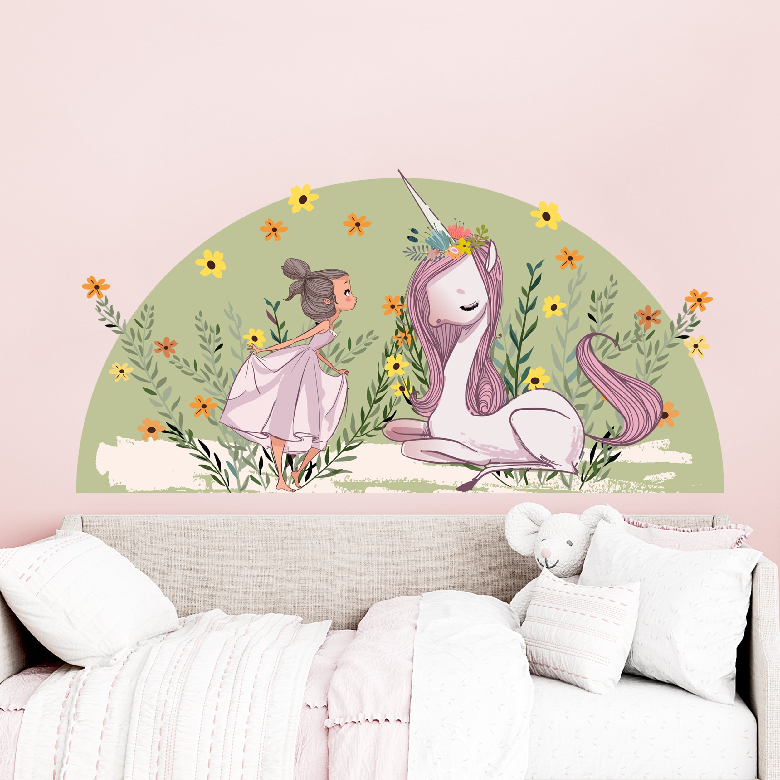 Wandtattoo Einhornfreundschaft