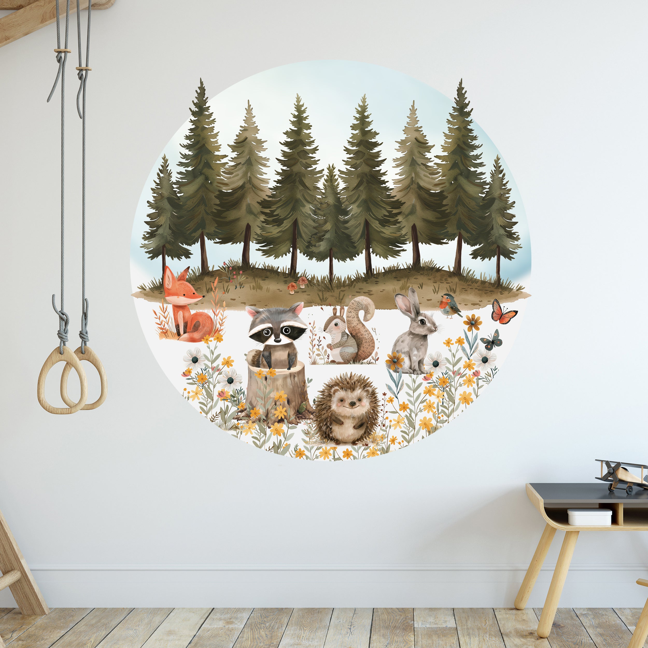 Wandtattoo Waldtiere