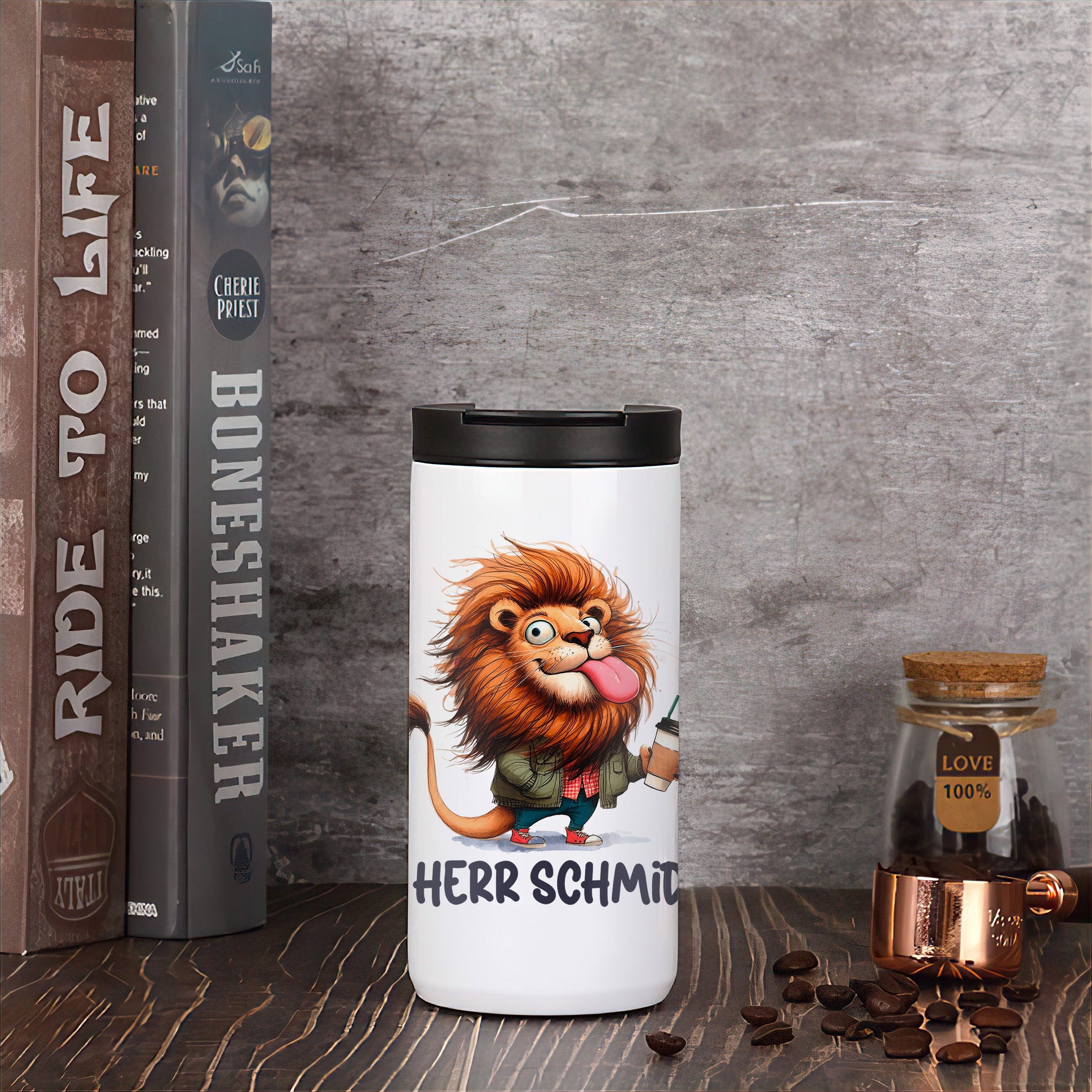 Lustiger Kaffeebecher für Lehrer