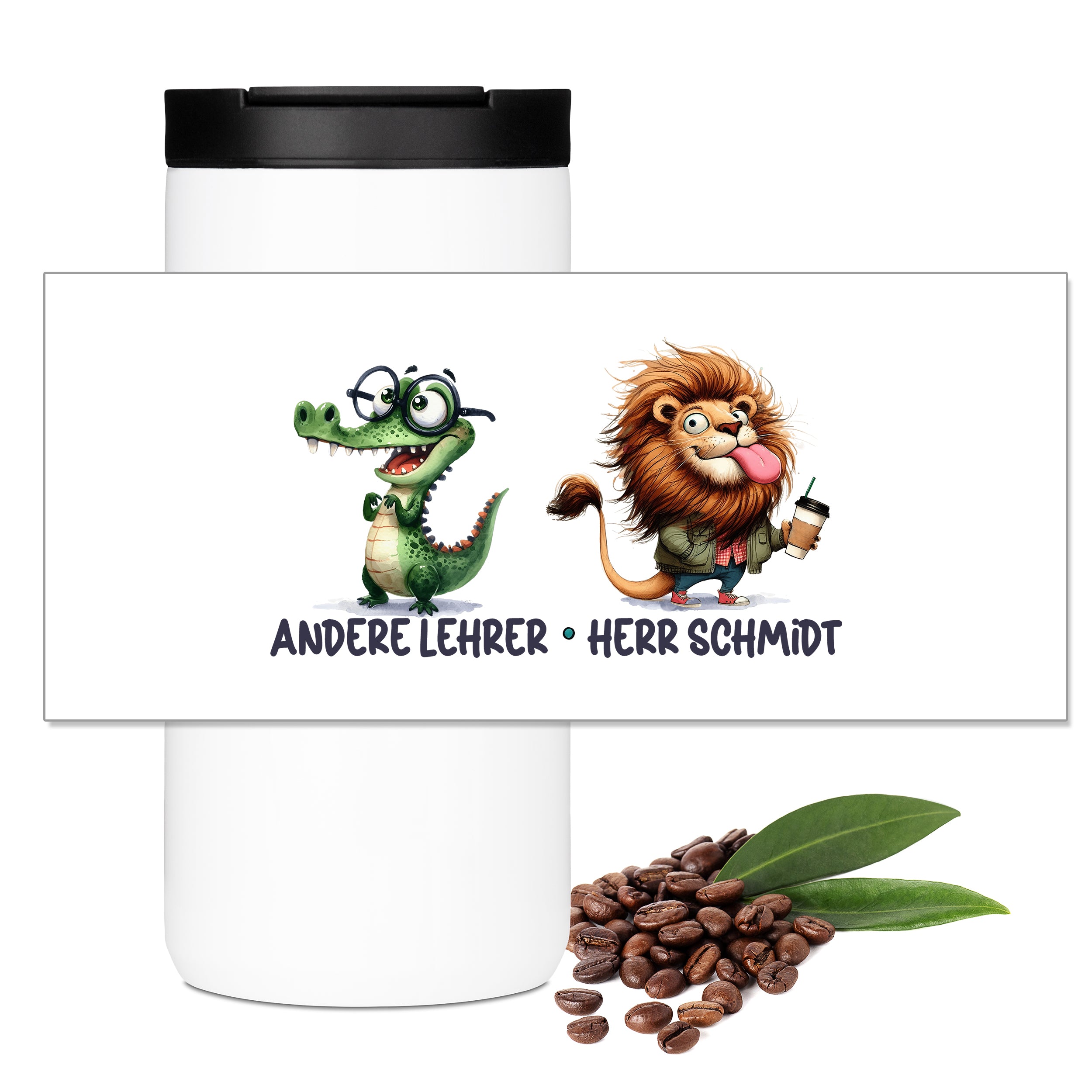 Lustiger Kaffeebecher für Lehrer