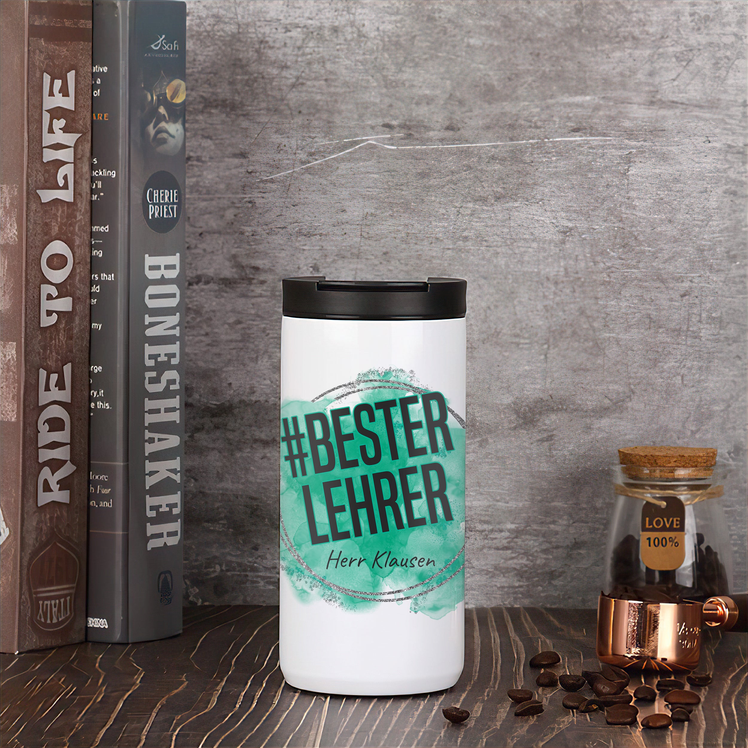 Kaffeebecher Thermo #Bester Lehrer