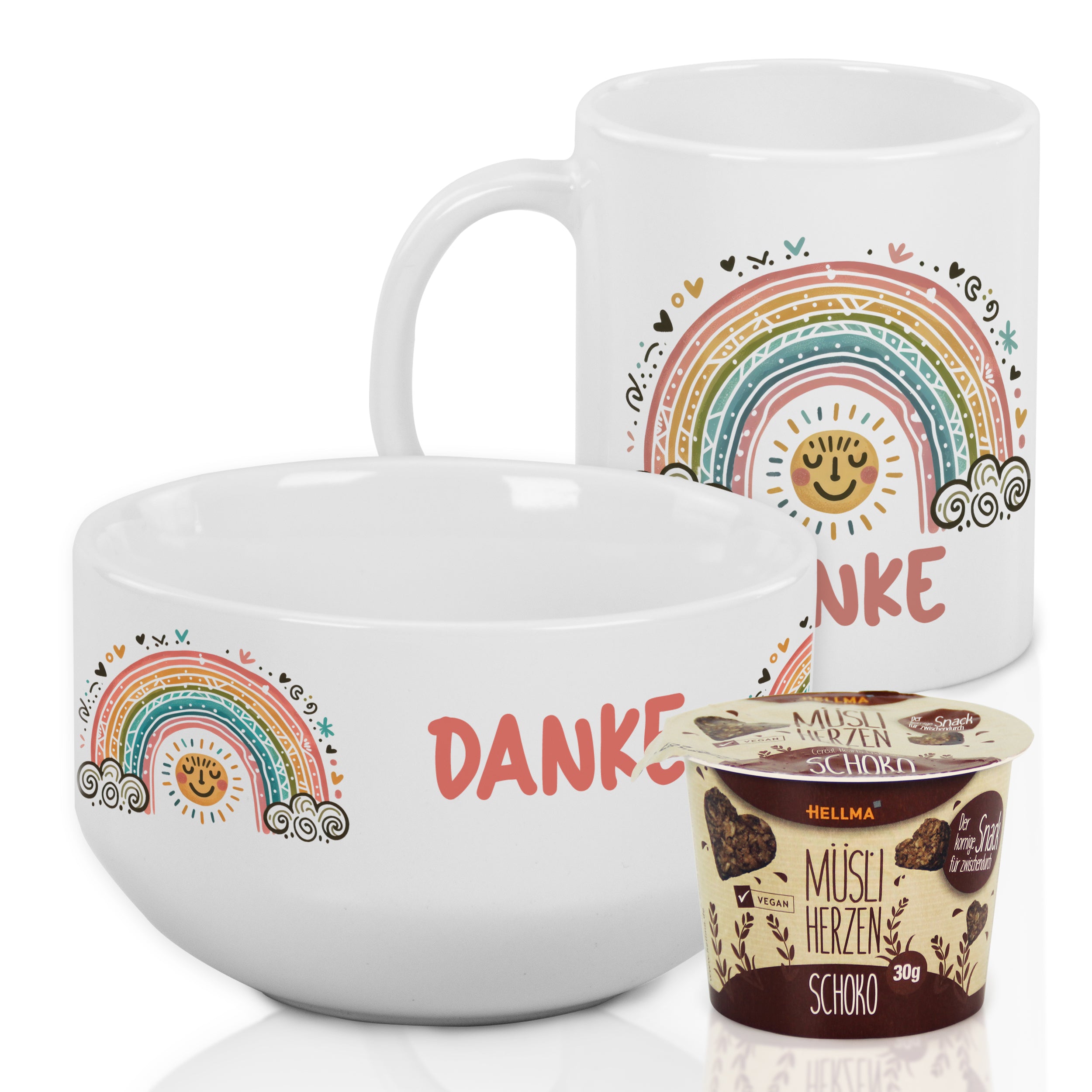Frühstücksset Regenbogen - Ein fröhlicher Start in den Tag