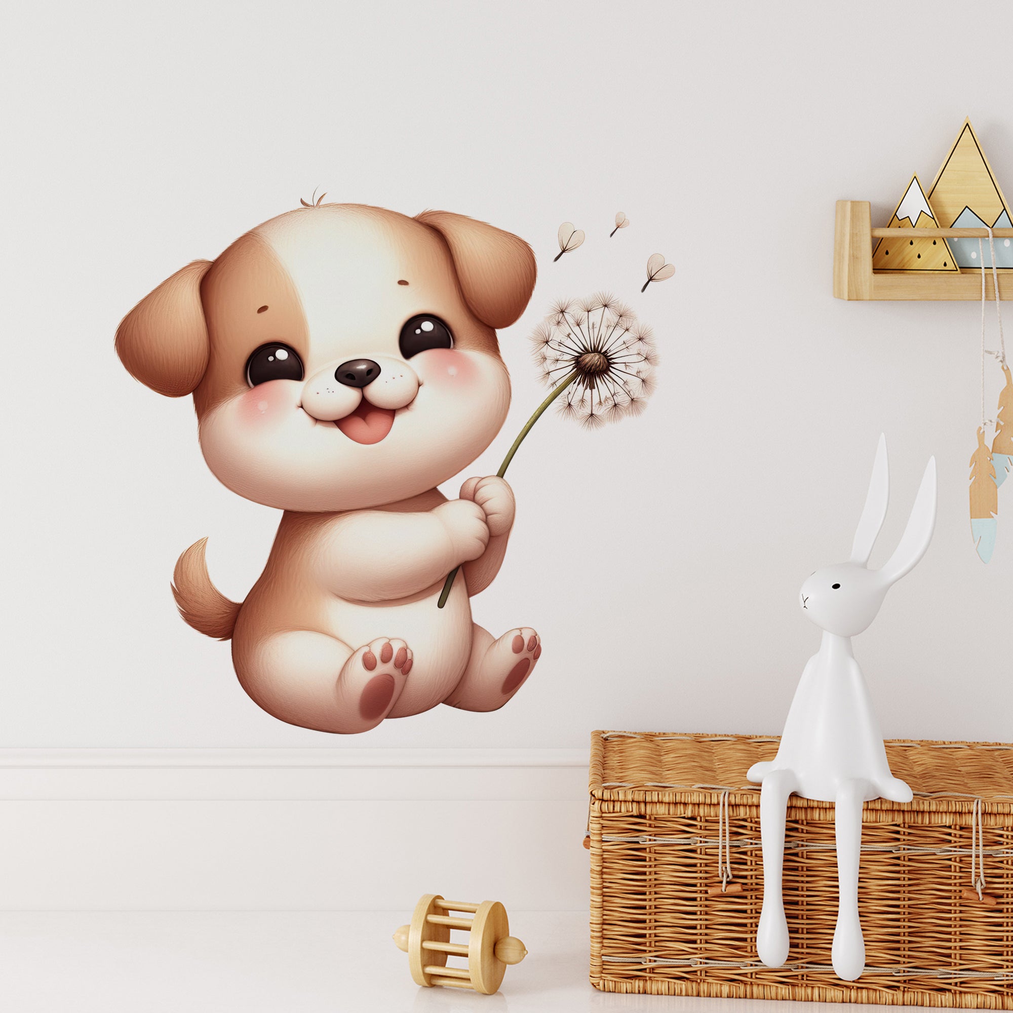 Wandtattoo Hundewelpe