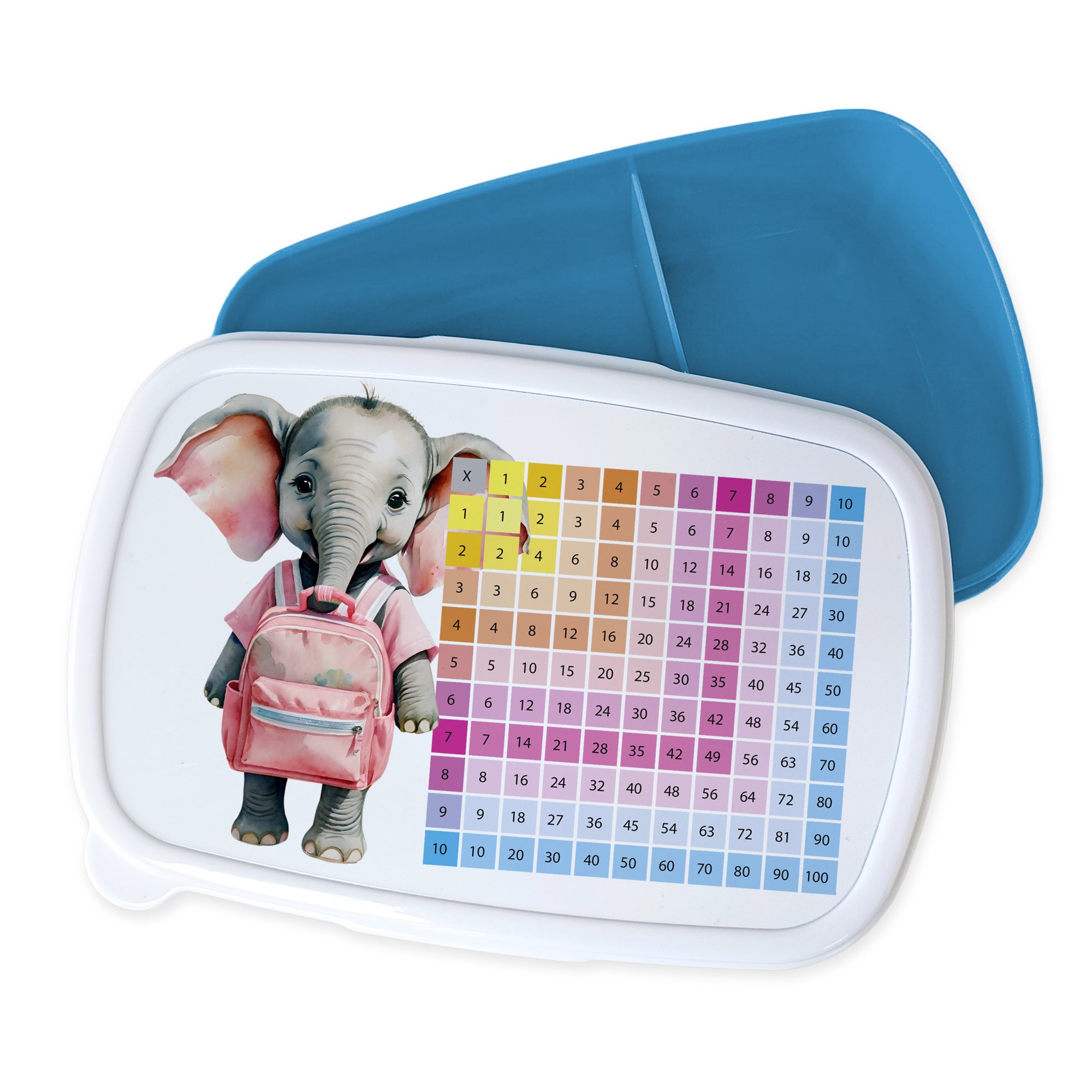 1x1 Brotdose für Kinder zum Rechnen Lernen