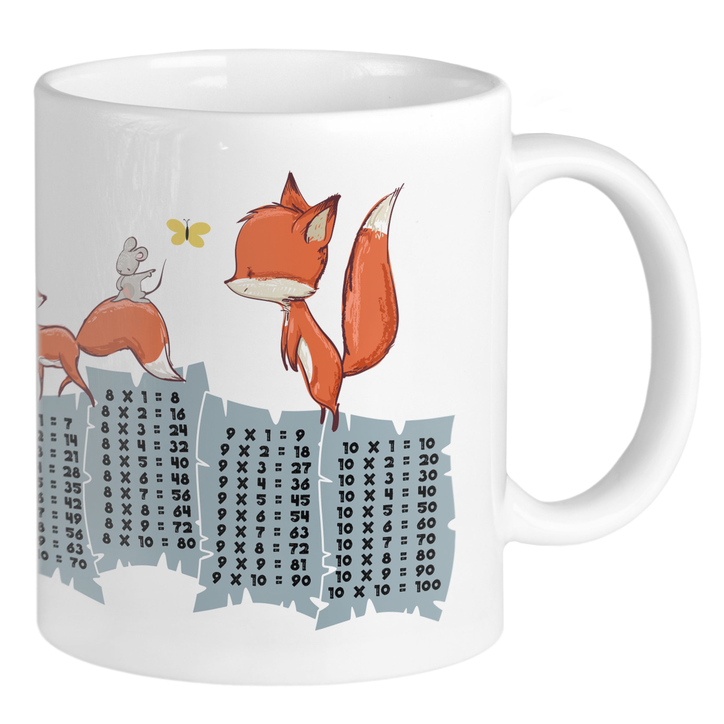 1x1 Tasse Fuchs & Maus