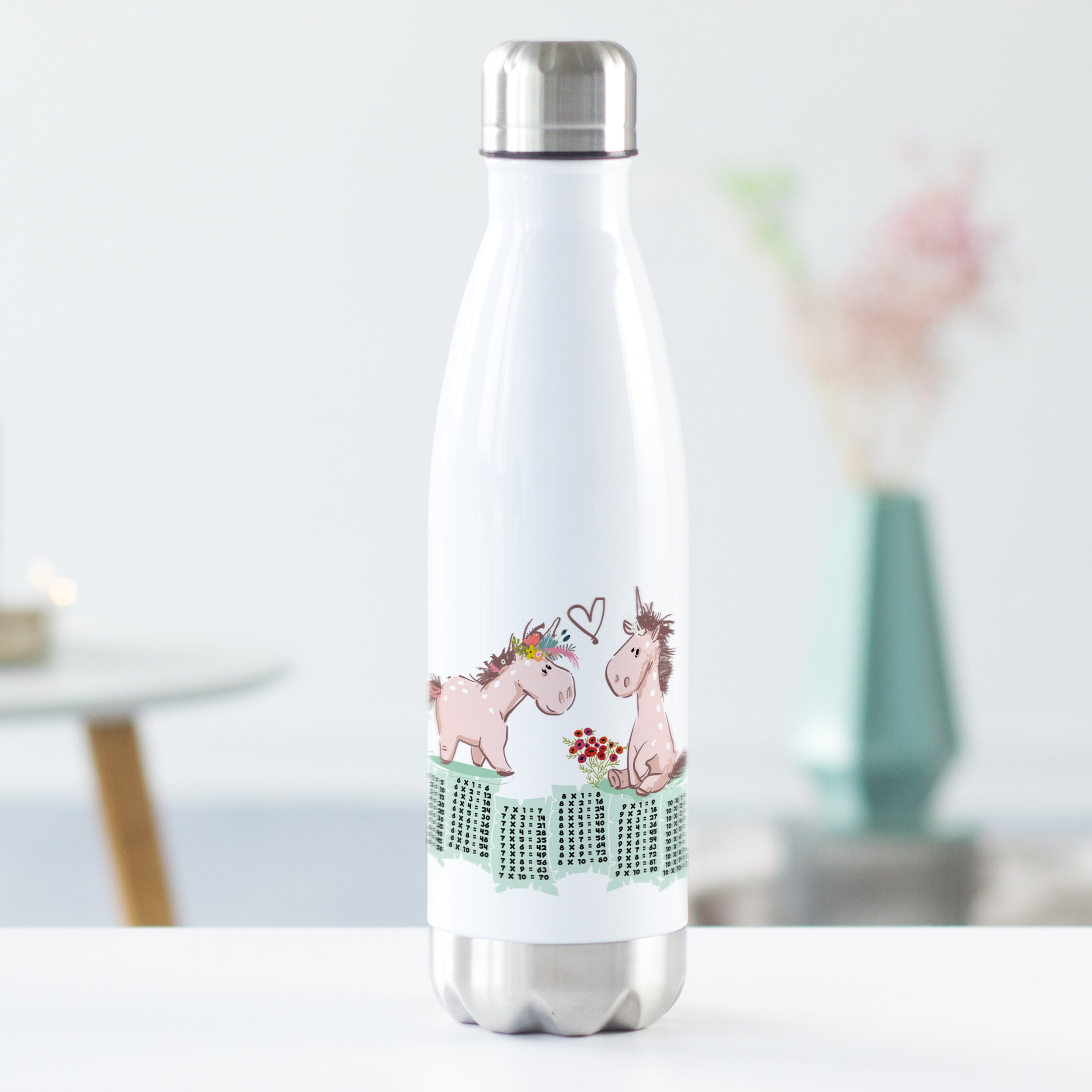 Thermosflasche 1x1 Einhornliebe