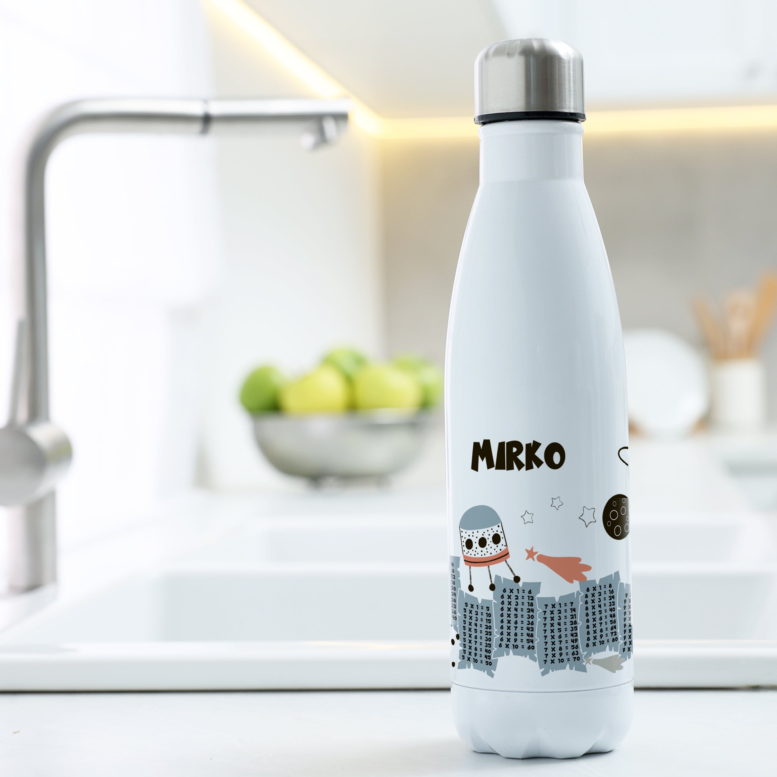 Thermosflasche 1x1 mit Rakete