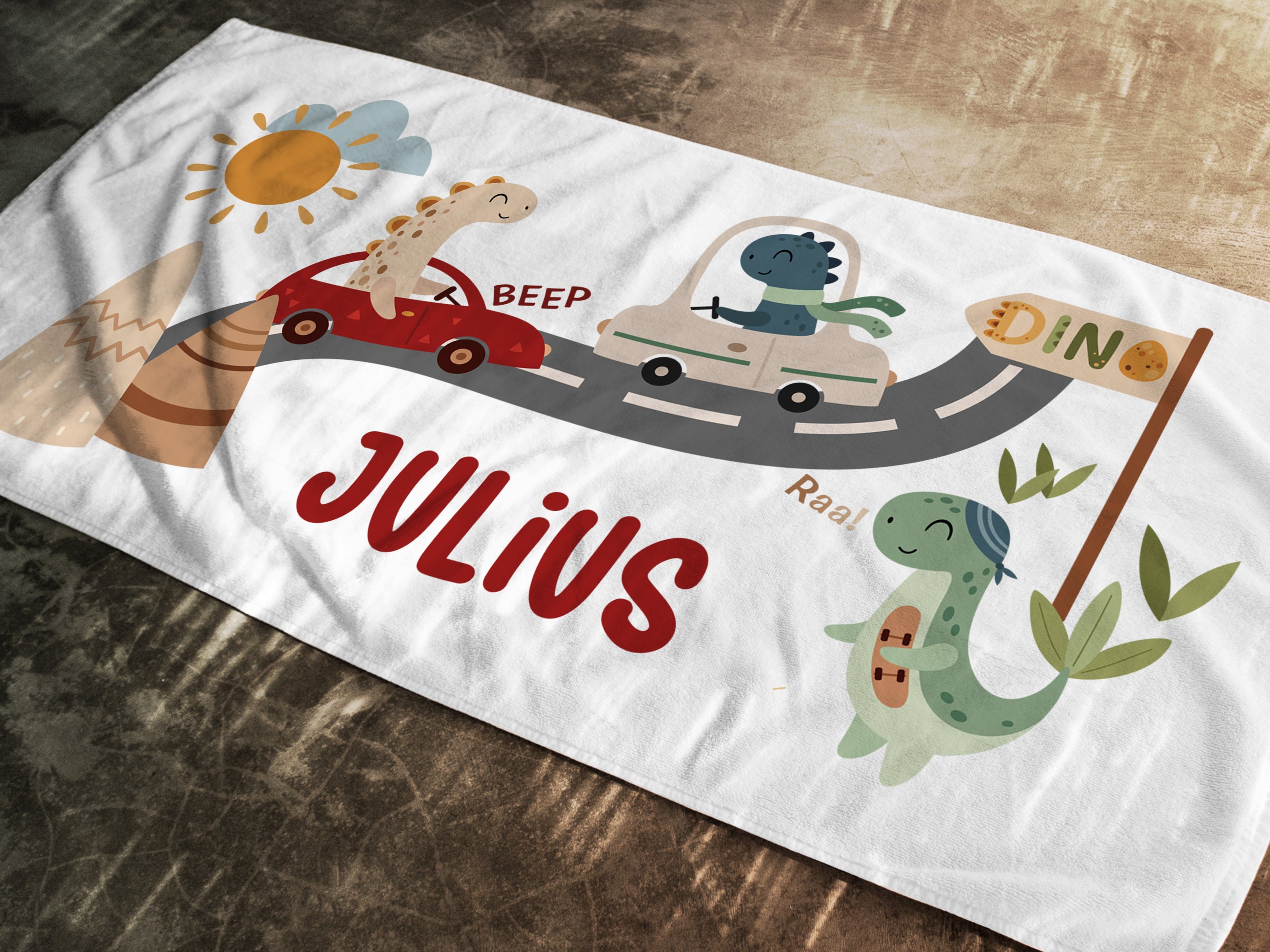 Handtuch Dino-Abenteuer