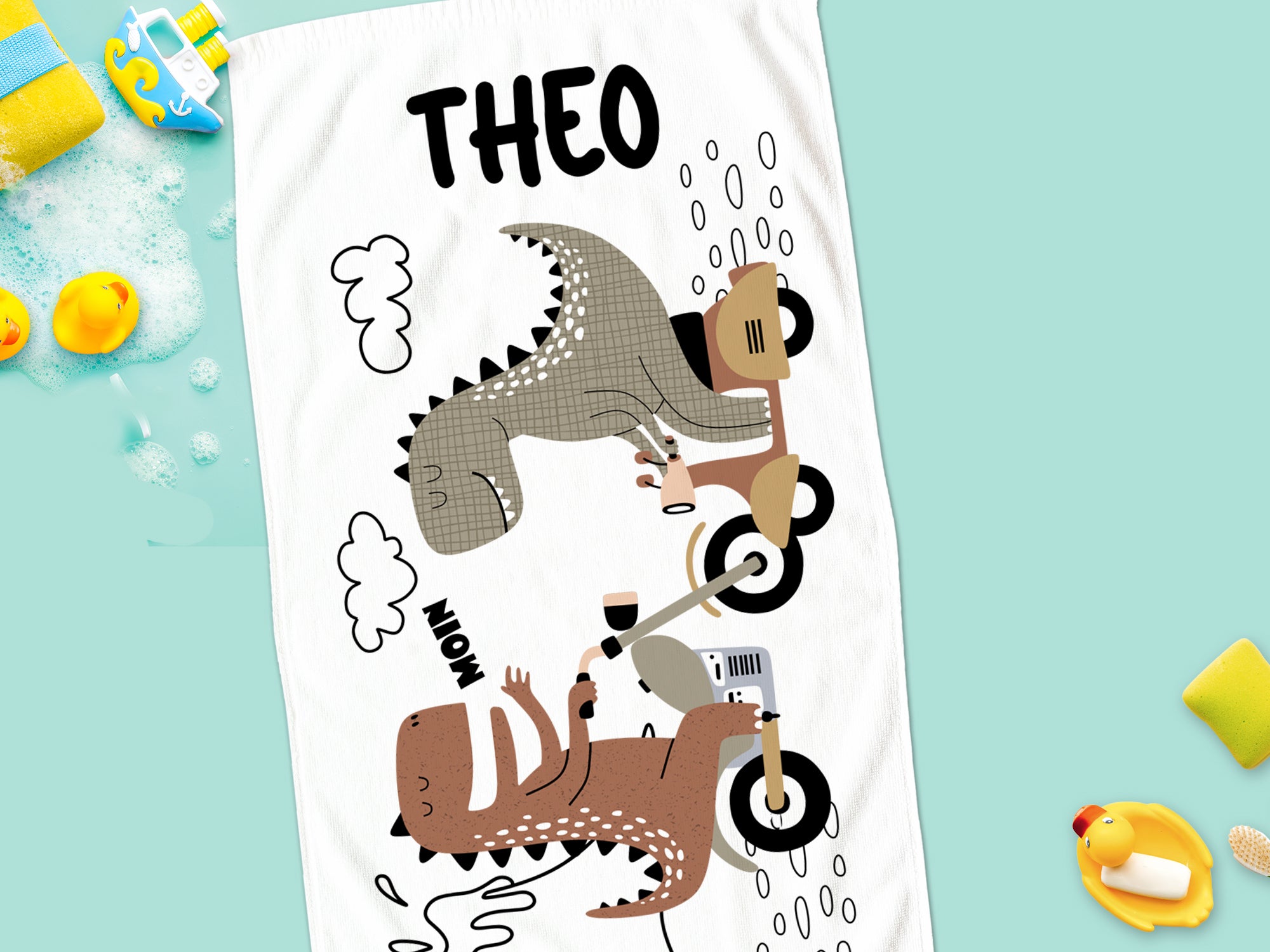 Handtuch Dinosaurier