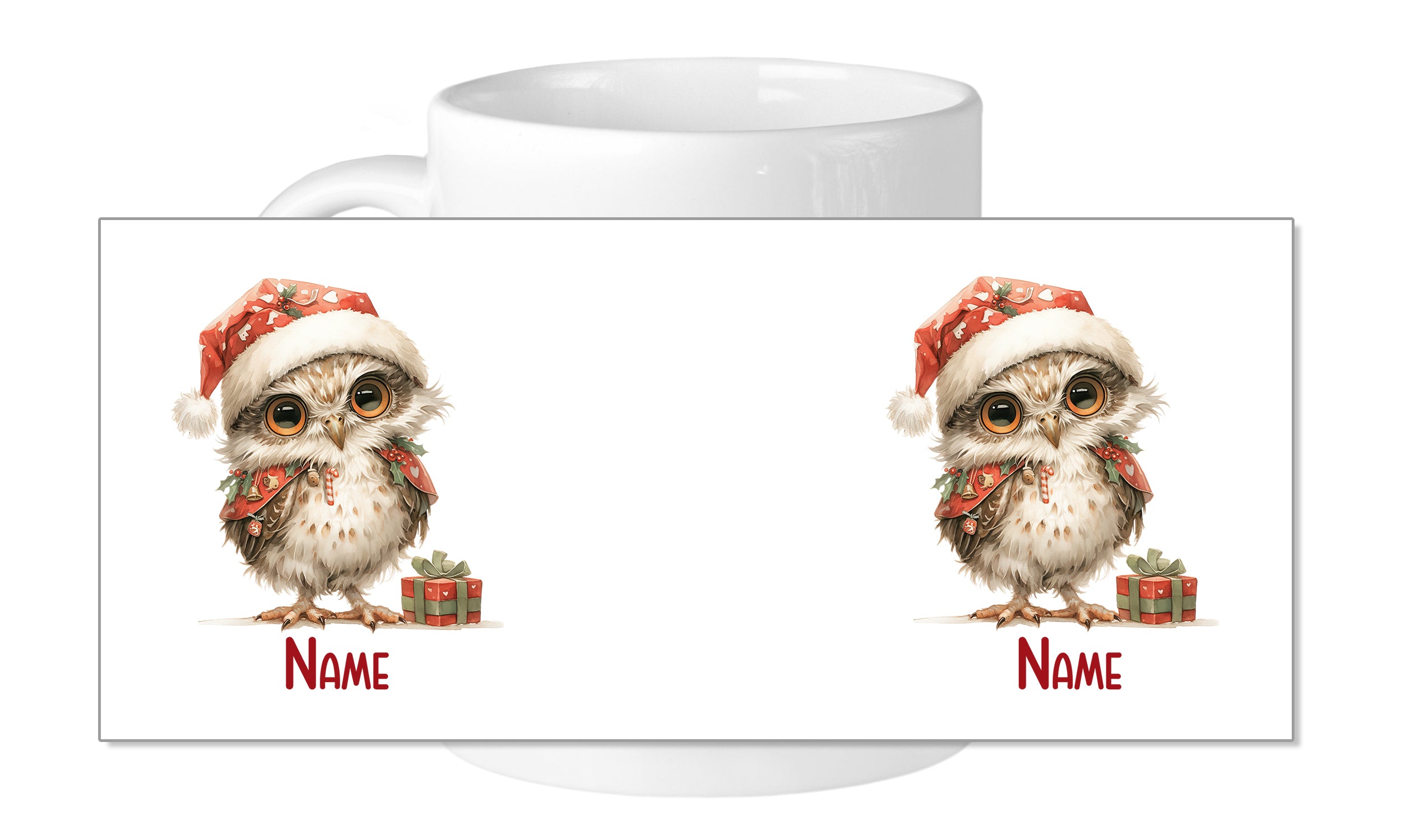 Weihnachtstasse Eule